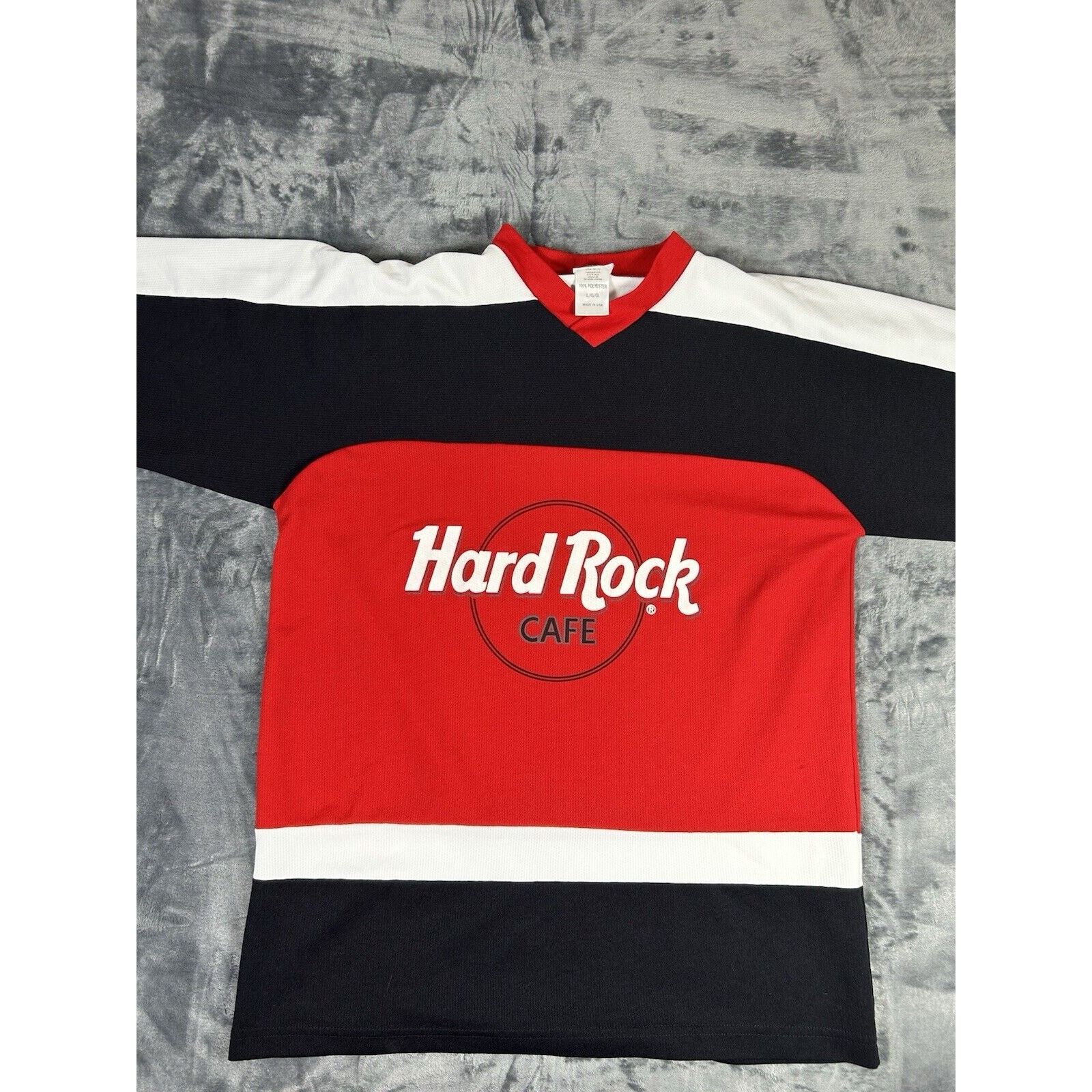 Hard Rock Cafe Vintage Hard Rock Cafe Chicago Hockey Jersey Men’s Large Size US L / EU 52-54 / 3 - 2 Thumbnail