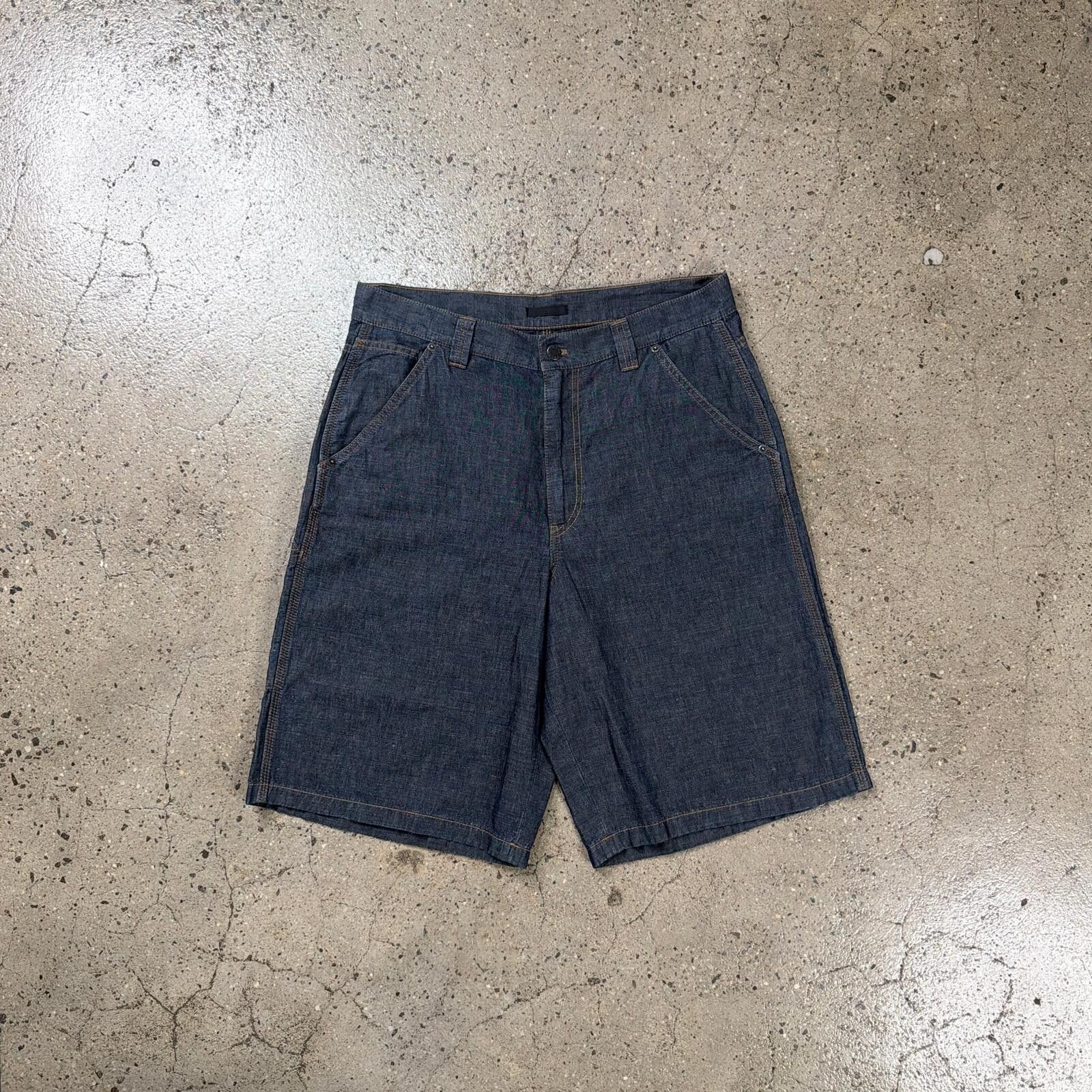 Prada Prada Chambray Denim Bermuda Shorts Size US 33 - 1 Thumbnail