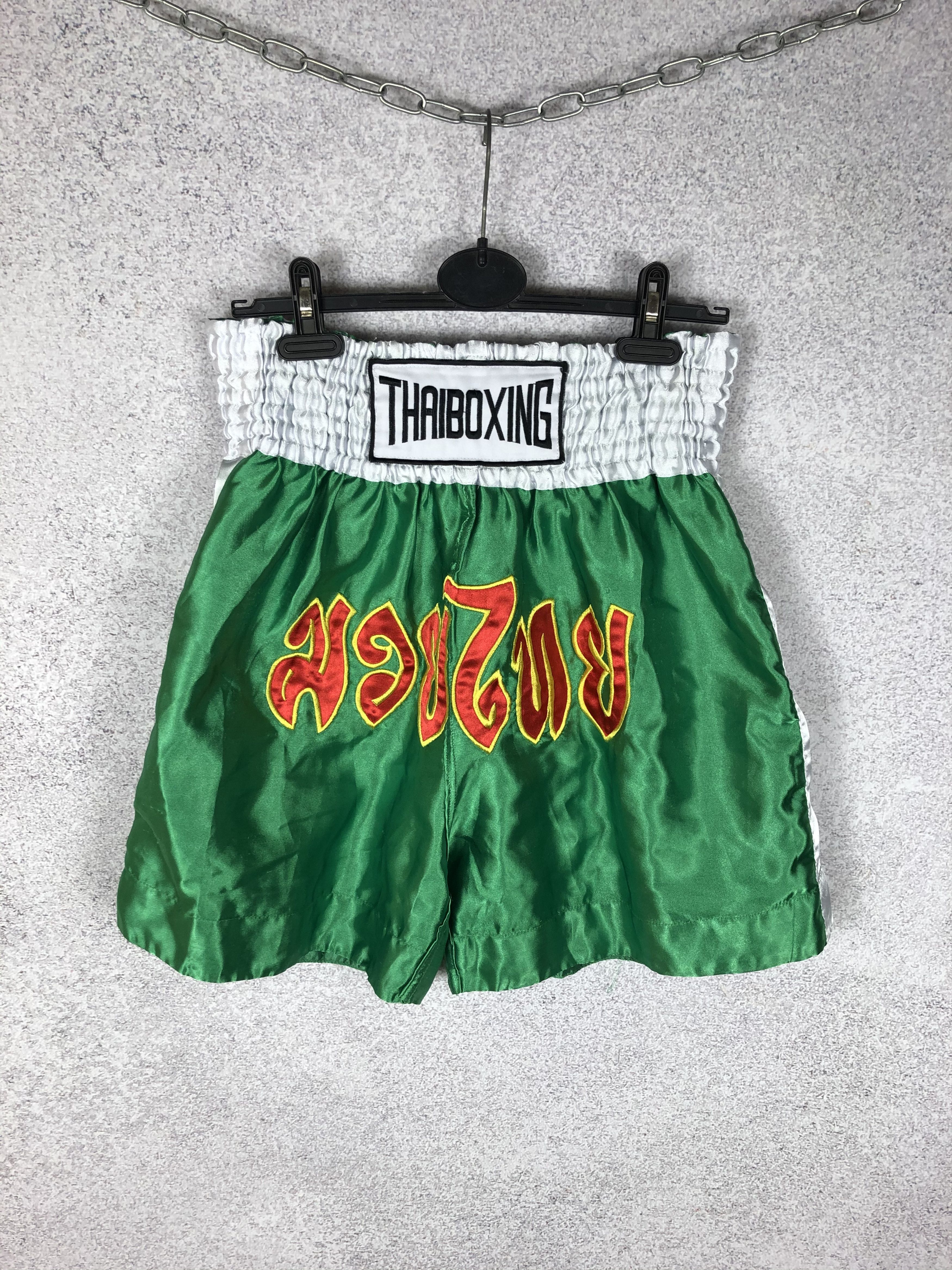 Pre-owned Vintage Muay Thai Boxing Shorts In Multicolor