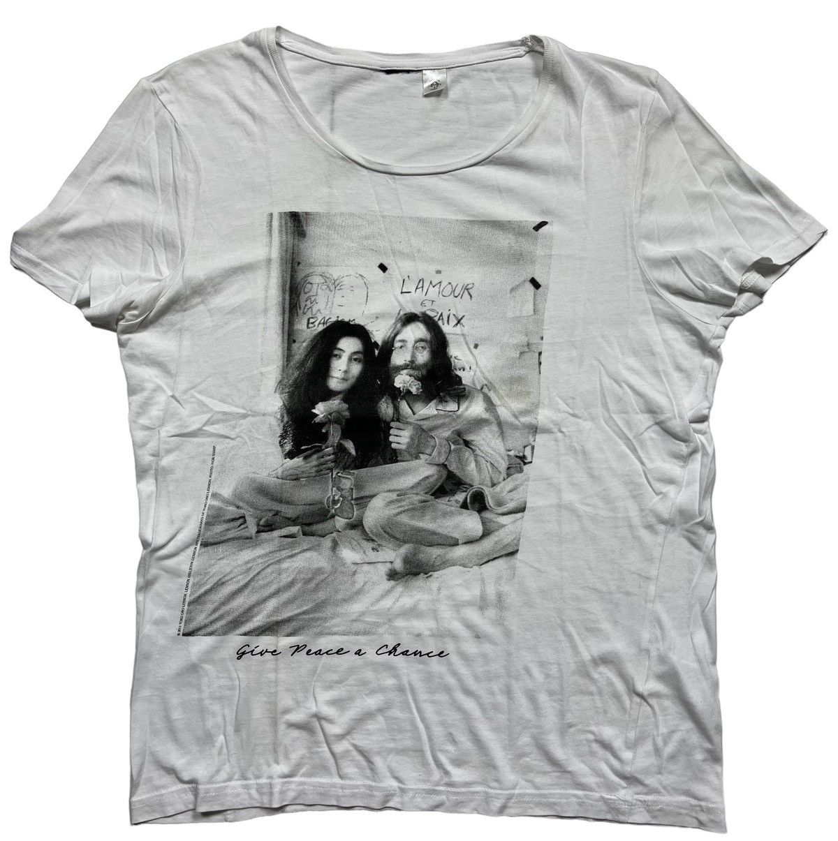 Band Tees John Lennon x Yoko Ono Limited Edition Love Garments