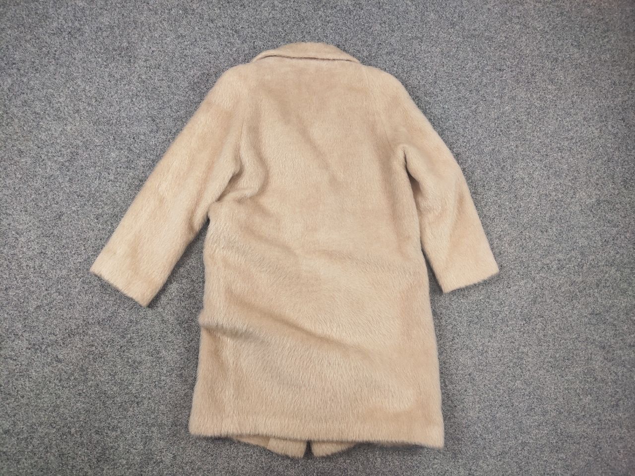 Vintage Vintage 1950's/60's Luxury Mohair fuzzy Beige Coat Jacket Size M / US 6-8 / IT 42-44 - 11 Thumbnail