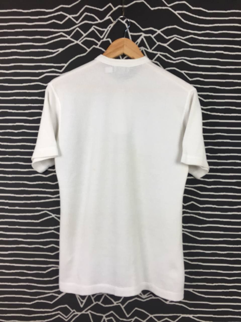 Uniqlo Vtg Uniqlo Plain Essential Waffle Hanley Neck Tee Size US M / EU 48-50 / 2 - 6 Thumbnail