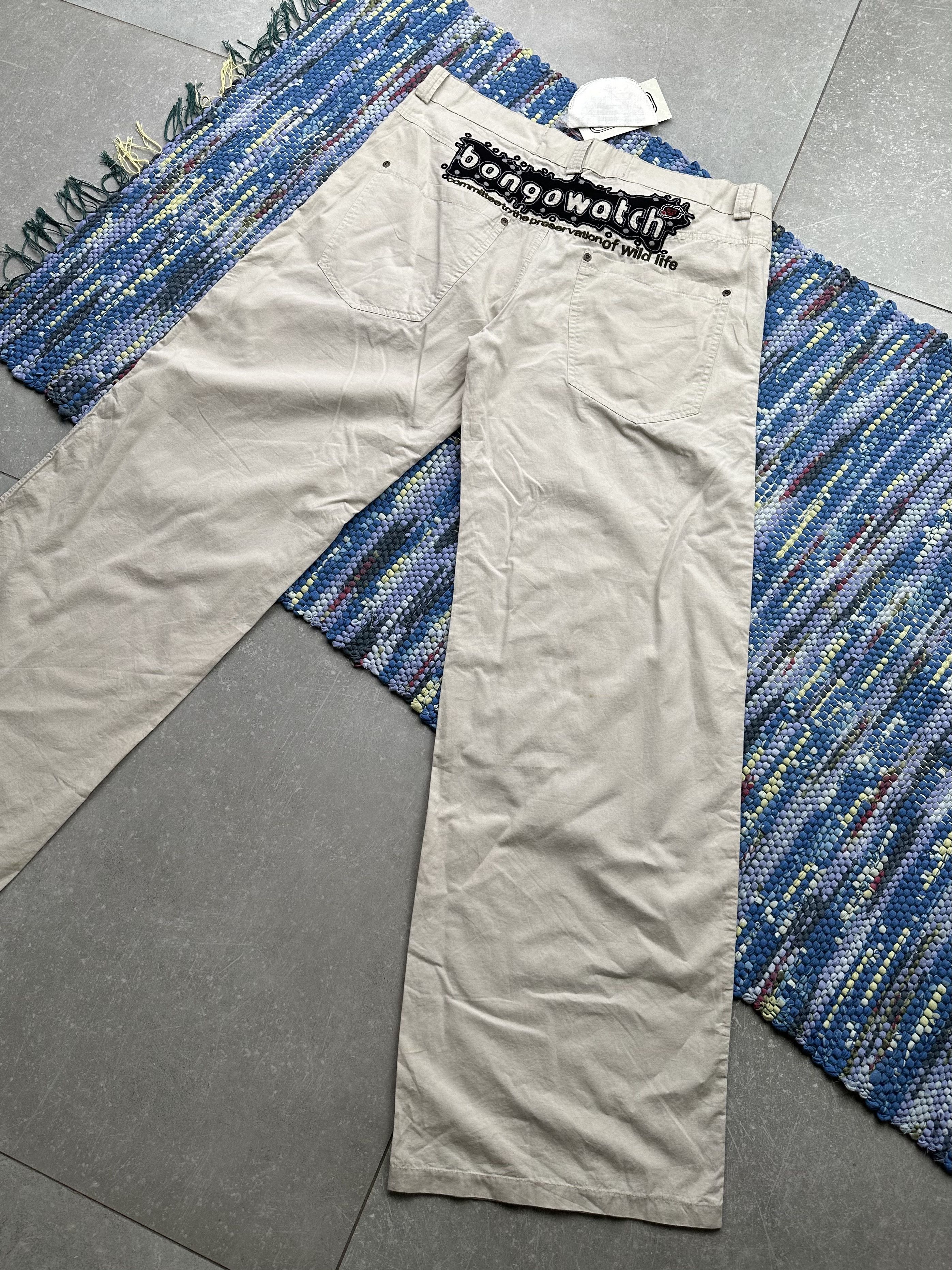 Image of Avant Garde x Vintage Wide Pants in Beige, Men's (Size 34)