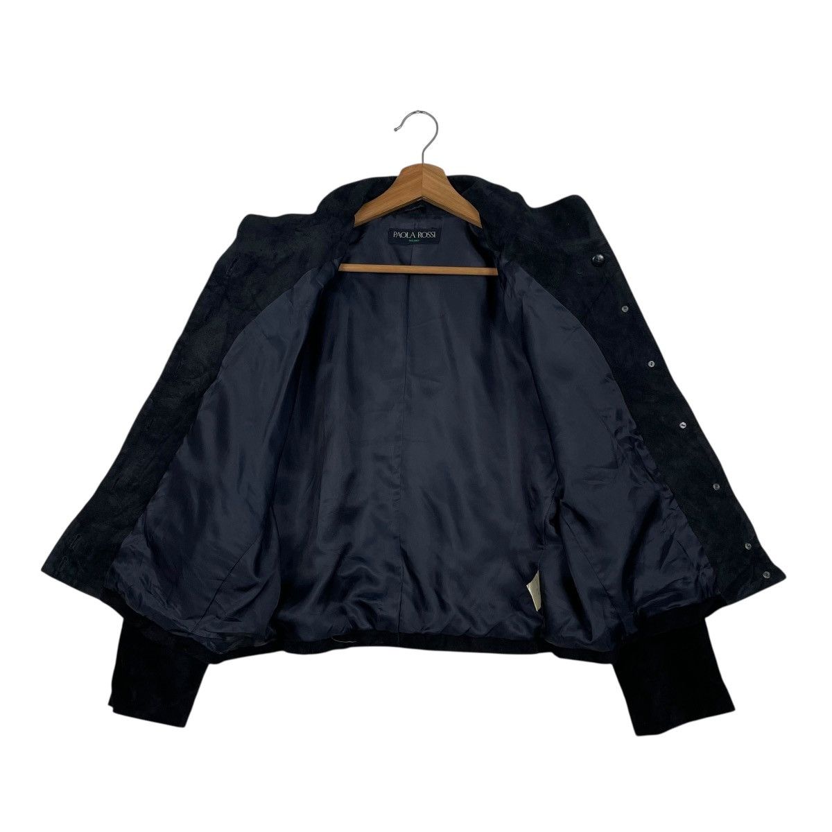 Other Paola Rossi Black Crop Jacket Size M / US 6-8 / IT 42-44 - 11 Thumbnail