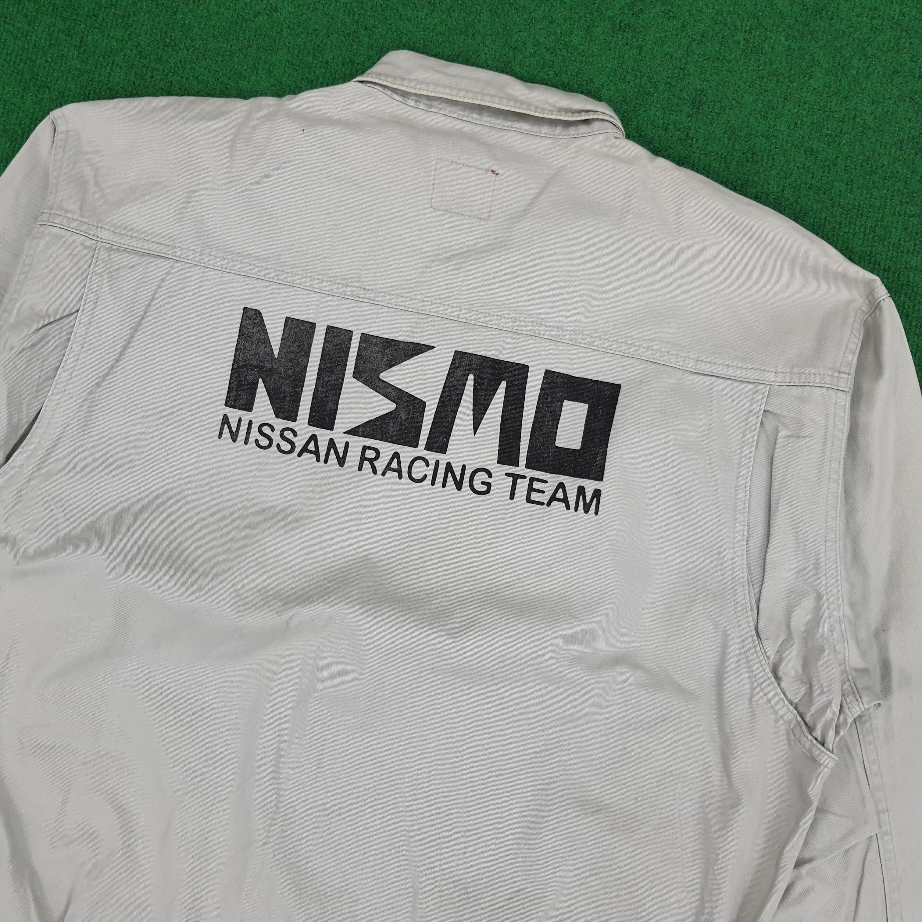 Japanese Brand Vintage NISMO Nissan Racing Team Custom Workwear Jacket Size US L / EU 52-54 / 3 - 2 Thumbnail