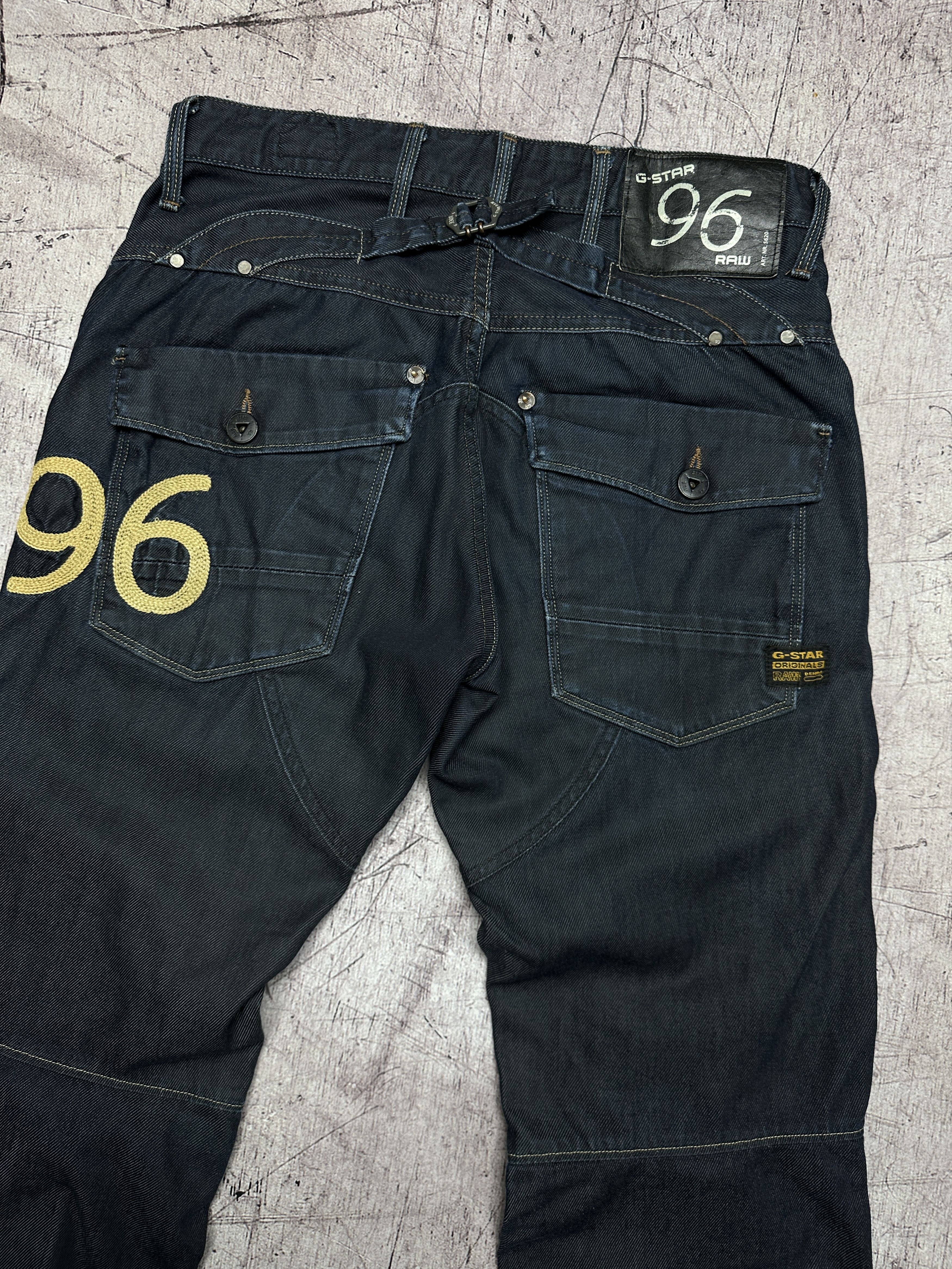 G-Star G Star Raw Mens 5620 Heritage Double Knee Jeans Denim Pants Size US 30 / EU 46 - 2 Thumbnail