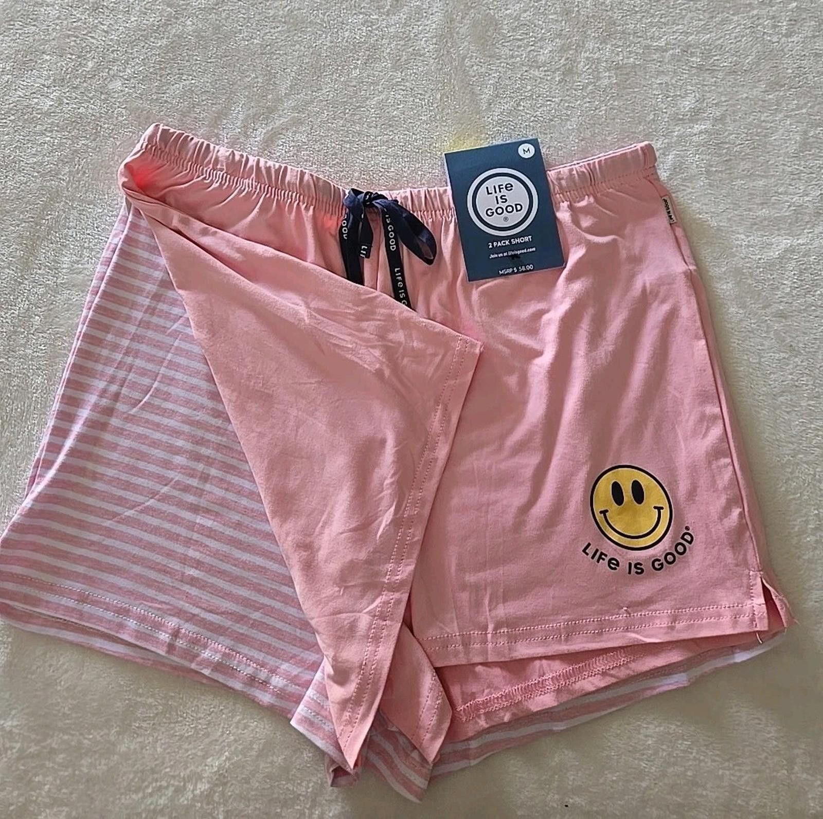 Life is Good LIFE IS GOOD Women’s Lounge Shorts Size M New $58 lot of 2 Size ONE SIZE - 2 Thumbnail