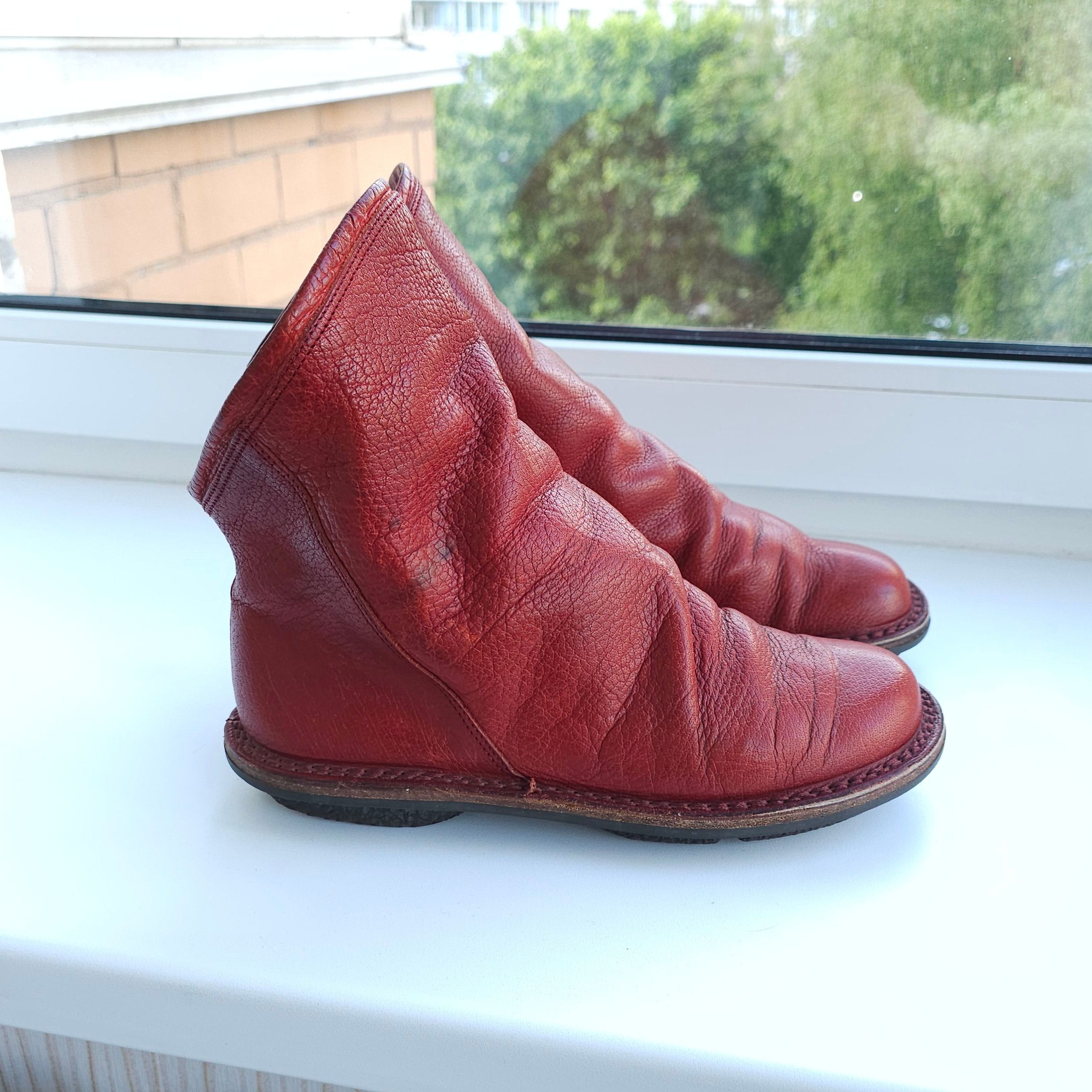 Trippen Trippen Ankle Boots Leather Cork Insole EUR 39 US 8 Size US 8 / IT 38 - 1 Thumbnail