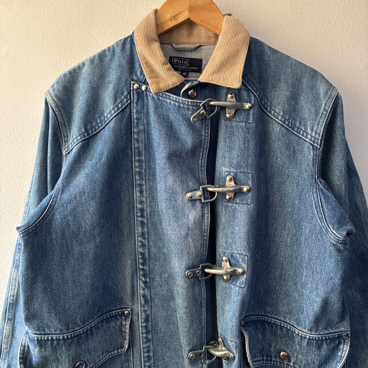 Polo Ralph Lauren Vintage 90s Polo Ralph Lauren Fireman Clasp Closure Jacket Size US S / EU 44-46 / 1 - 3 Thumbnail