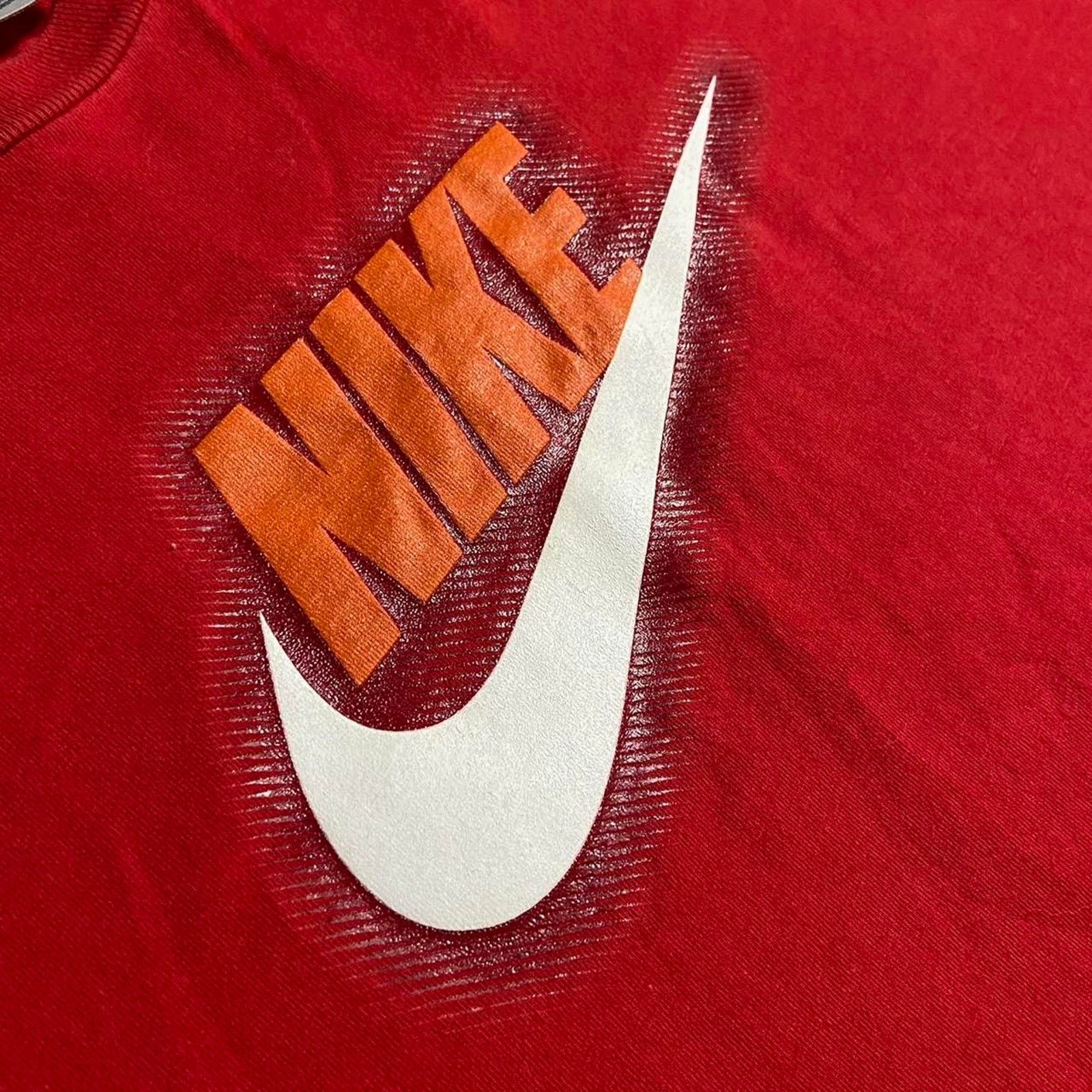 Nike Y2k nike center chest tee shirt Size US XL / EU 56 / 4 - 4 Thumbnail