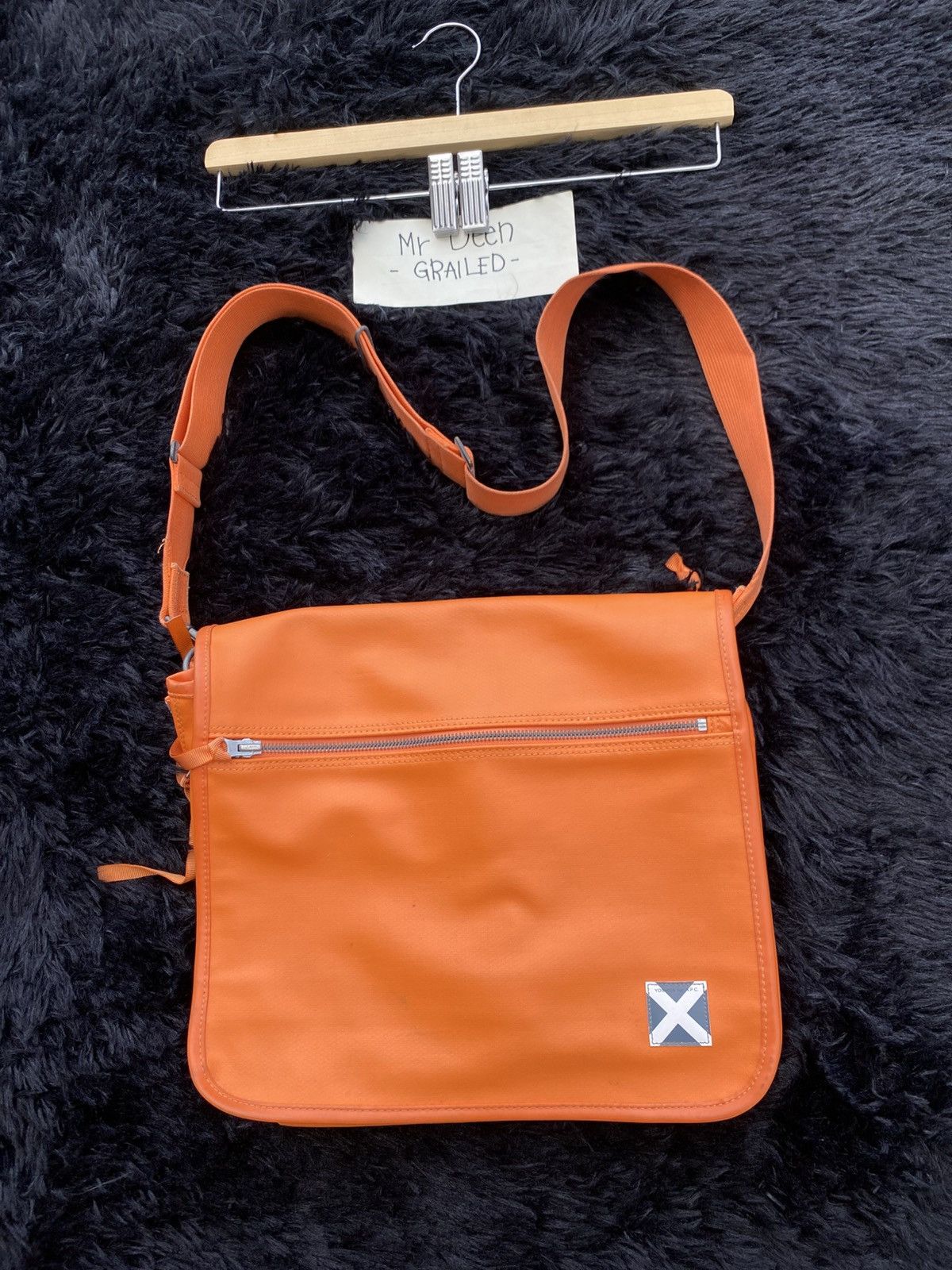 Porter A.P.C Yoshida Luggage Label Shoulder Bag Orange Color Size ONE SIZE - 3 Thumbnail