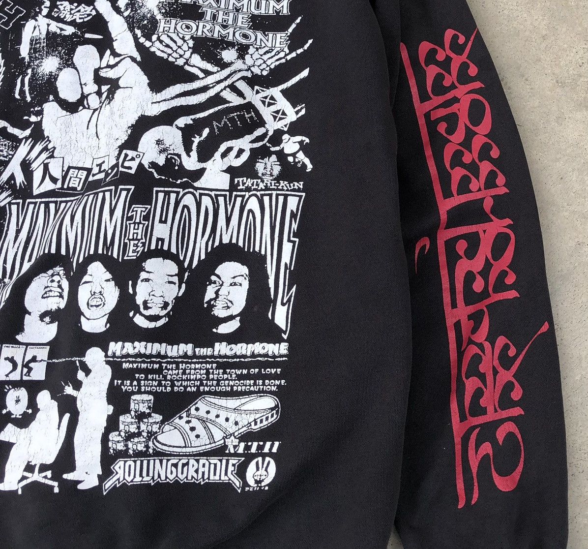 Vintage VTG THRASHER Maximum The Hormone Rolling Cradle Band Hoodies Size US L / EU 52-54 / 3 - 5 Thumbnail