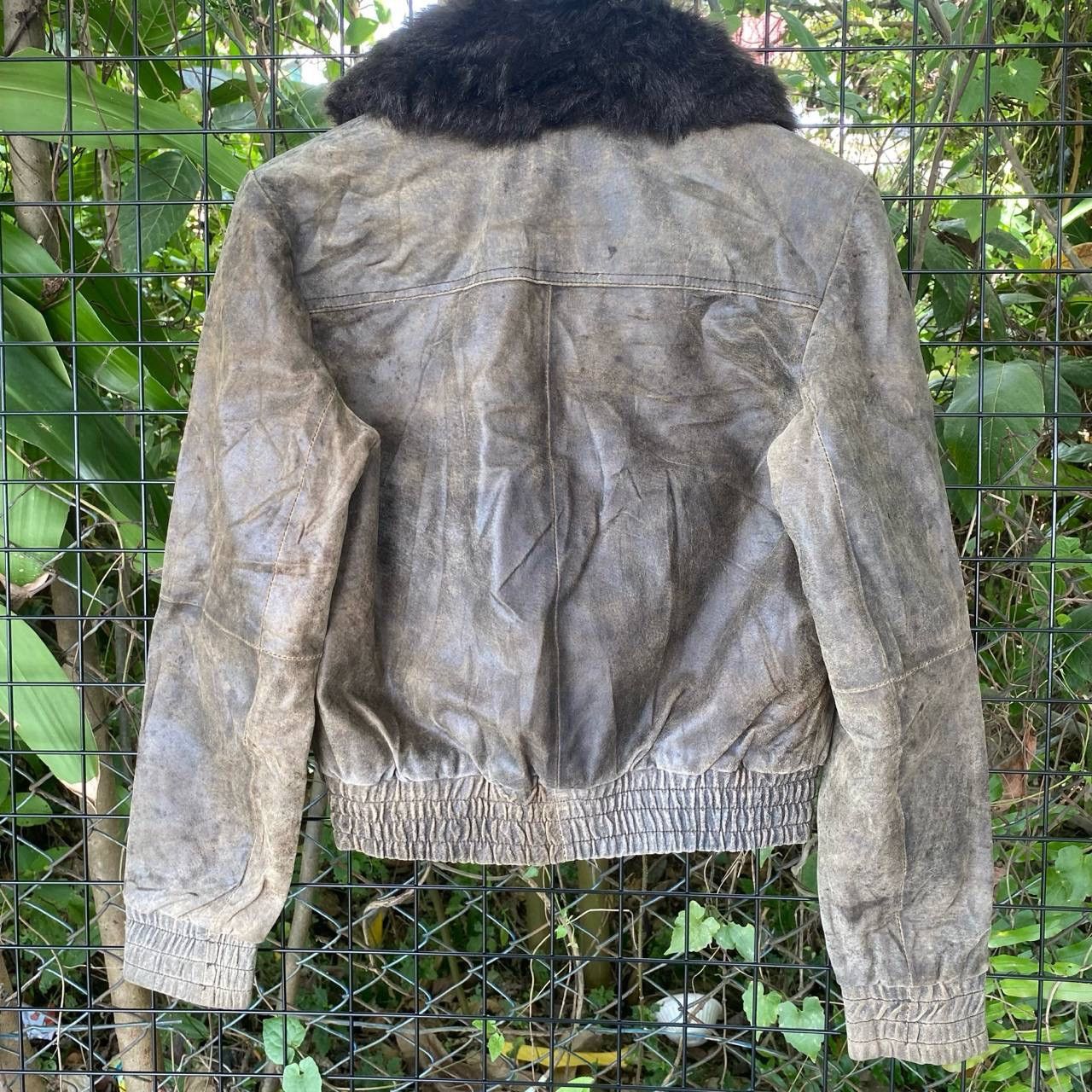 Morgan Homme × Vintage Vtg Morgan Flufy Leather Jacket Size US M / EU 48-50 / 2 - 10 Thumbnail