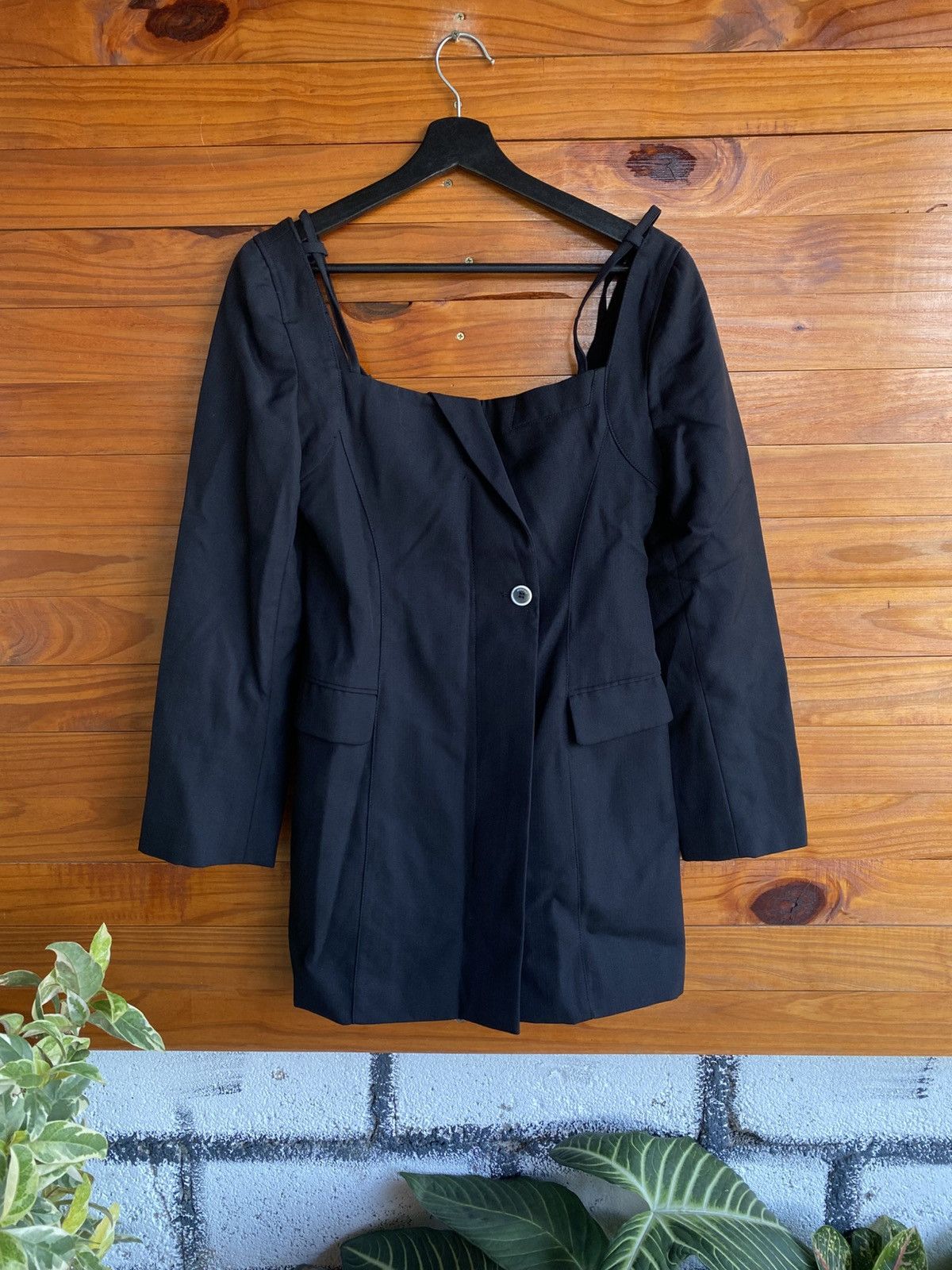 Jacquemus Jacquemus La Montagne Black Tailored Wool Jacket Top Size S / US 4 / IT 40 - 5 Thumbnail