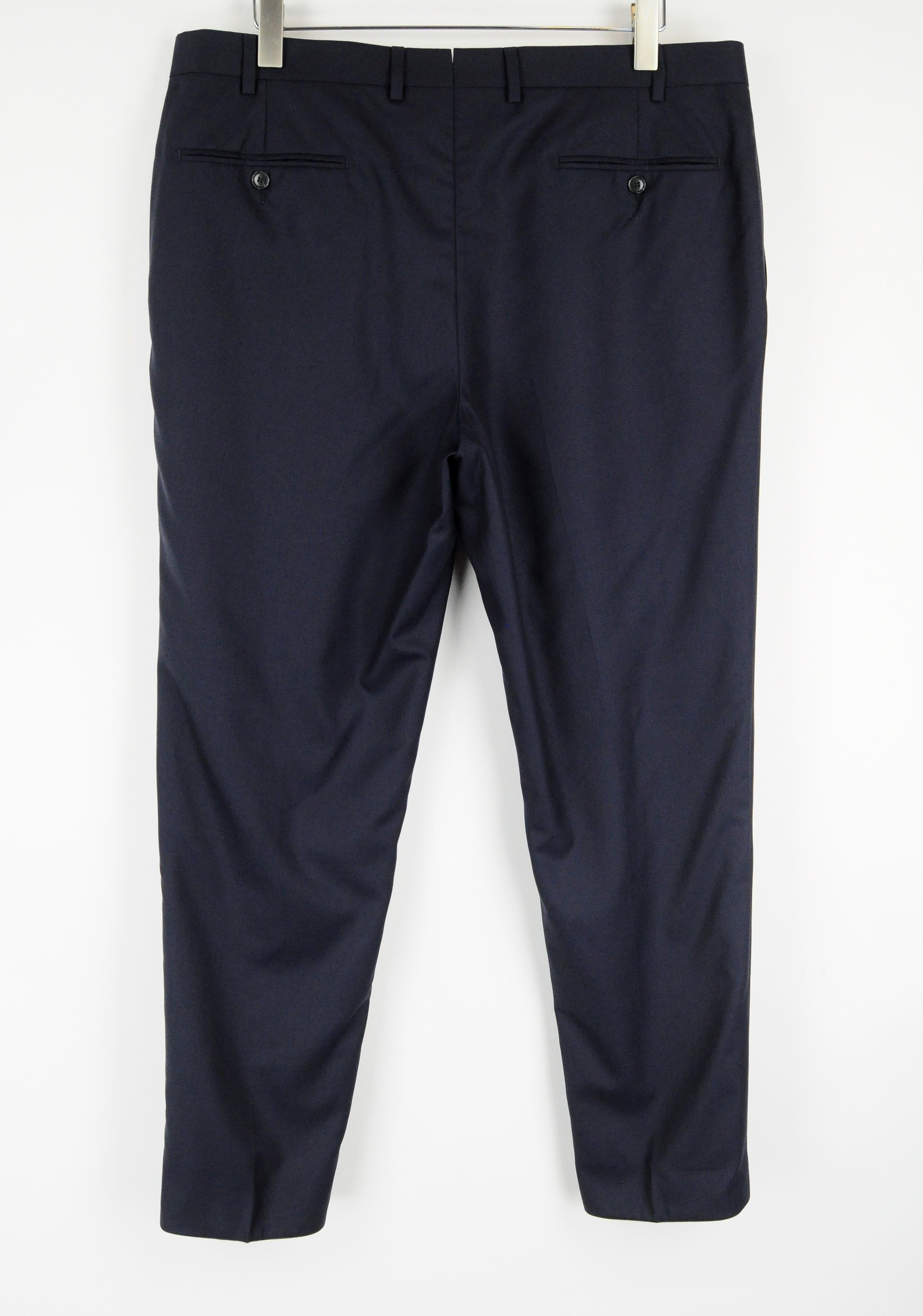Suitsupply BRESCIA UK44R Navy Wool Trousers 55113 Size US 44 / EU 60 - 2 Thumbnail