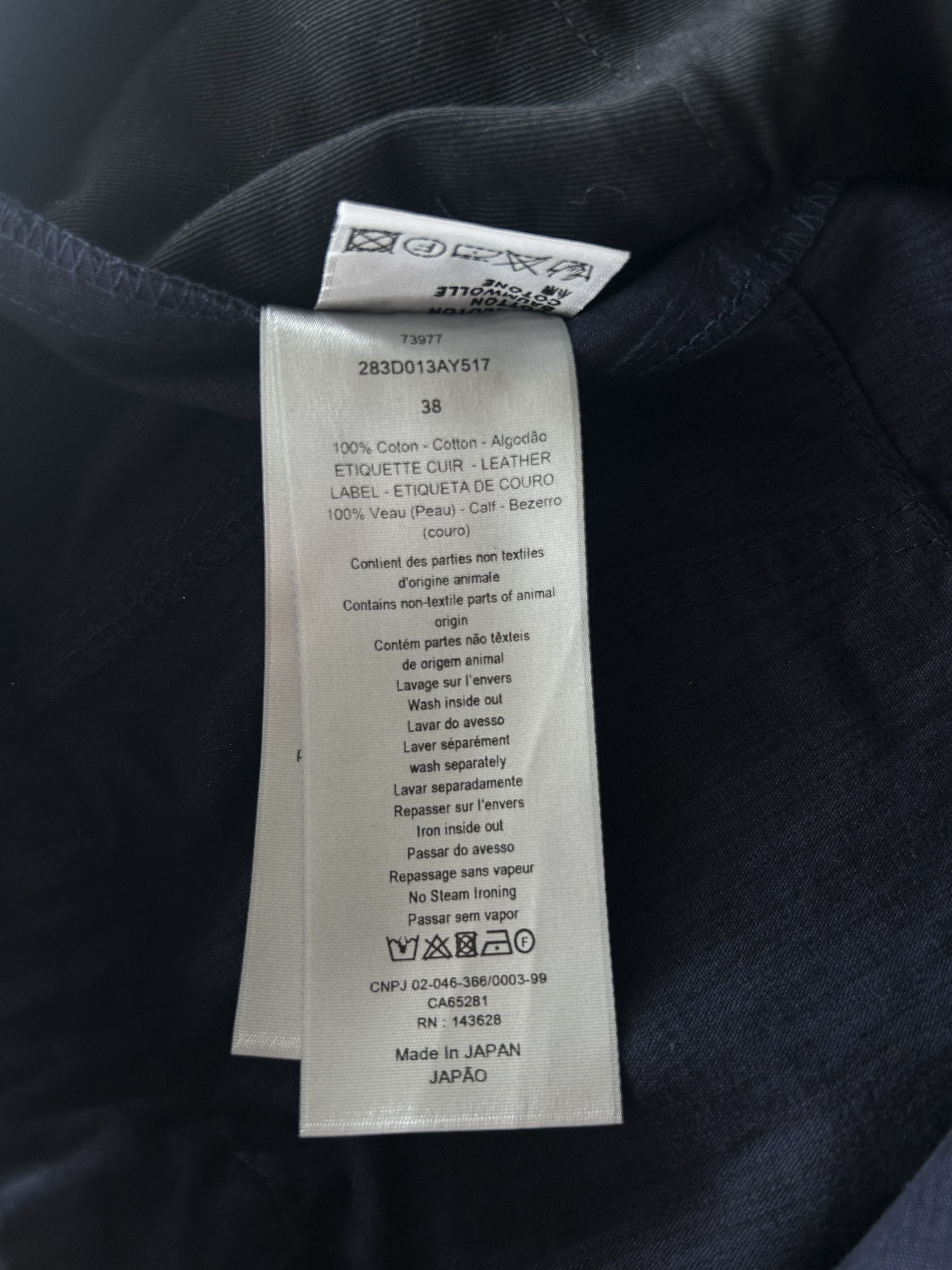 Dior Dior Blue Oblique Carpenter Shorts Size US 38 / EU 54 - 3 Thumbnail