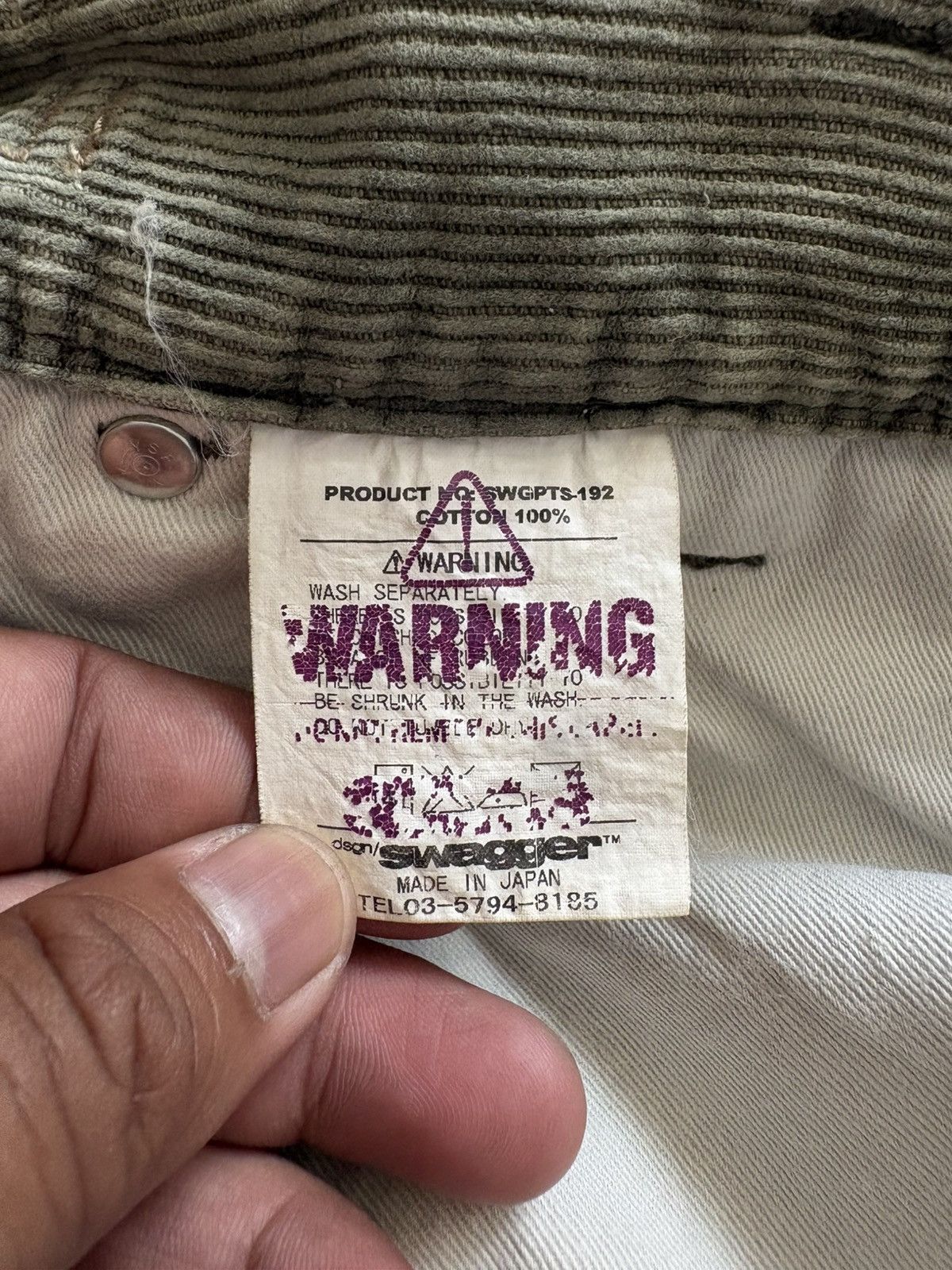 Swagger JAPANESE BRAND SWAGGER CARGO CORDUROY PANTS Size US 34 / EU 50 - 9 Thumbnail