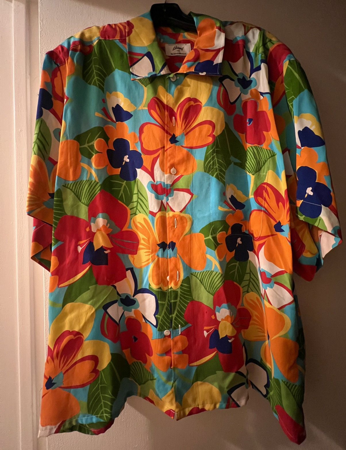 Brioni Brioni x Neiman Marcus Hawaiian Floral Camp Collar Shirt Size US XL / EU 56 / 4 - 1 Thumbnail