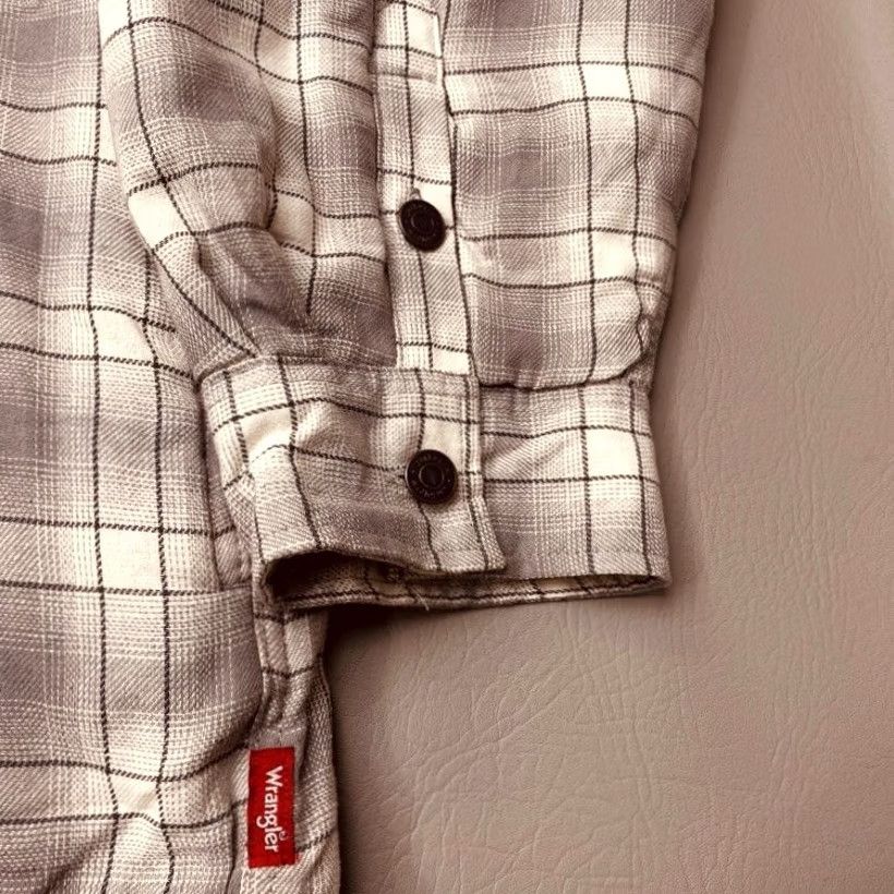 Wrangler Wrangler Shacket Mens 3XL Flannel Sherpa Lined Plaid Outdoor Jacket Size US XXL / EU 58 / 5 - 4 Thumbnail