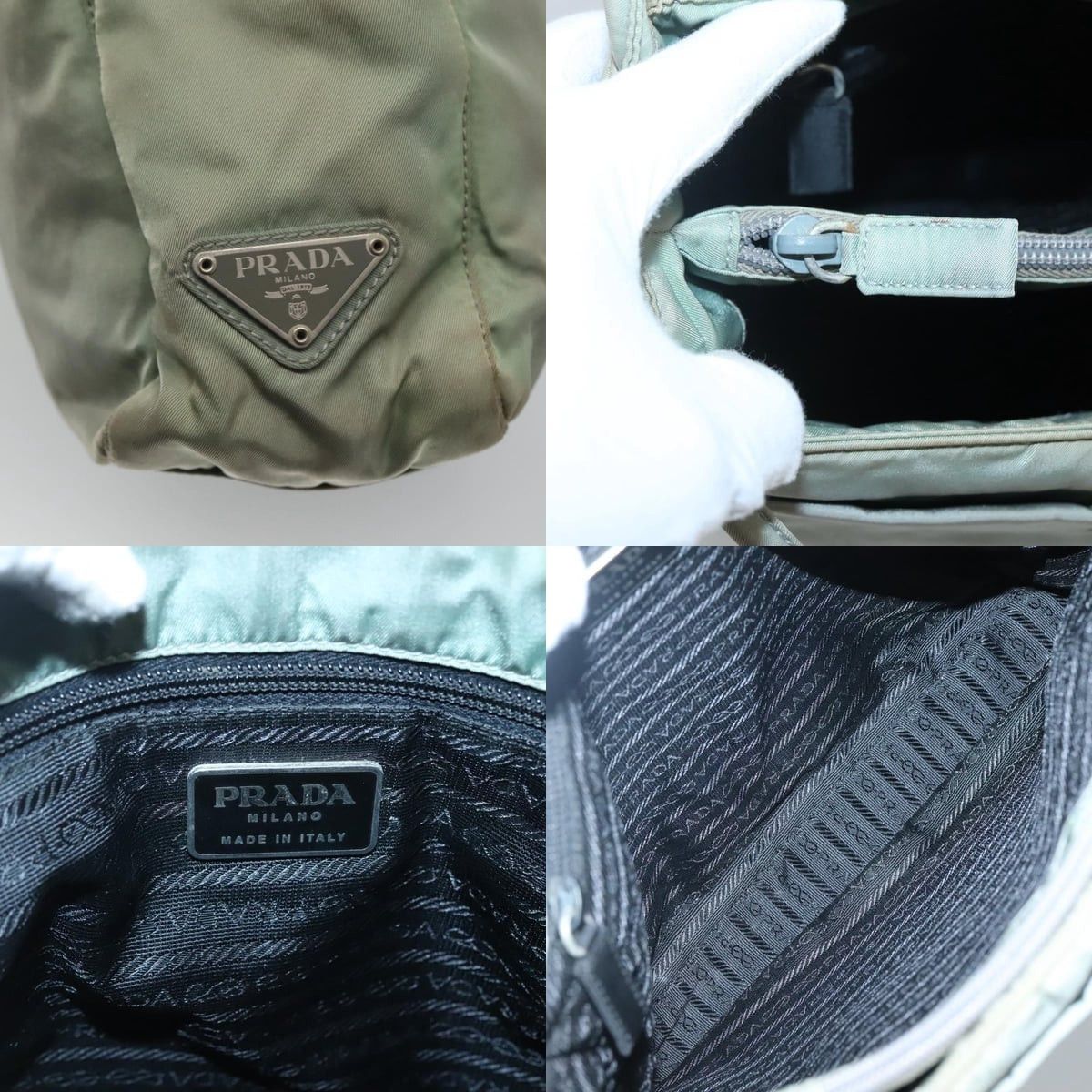Prada PRADA Shoulder Bag Nylon Gray Size ONE SIZE - 11 Thumbnail