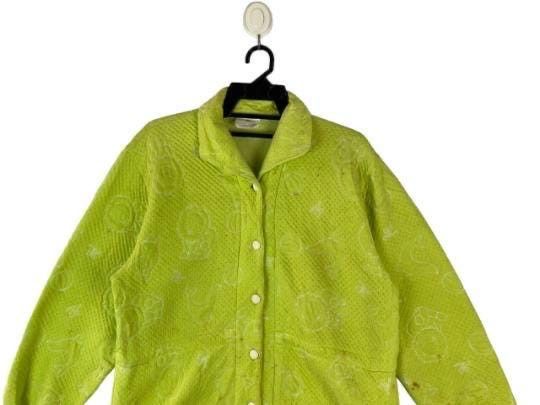 Courreges × Vintage Courreges pyjamas jacket button up animal logo embroidered Size M / US 6-8 / IT 42-44 - 2 Thumbnail