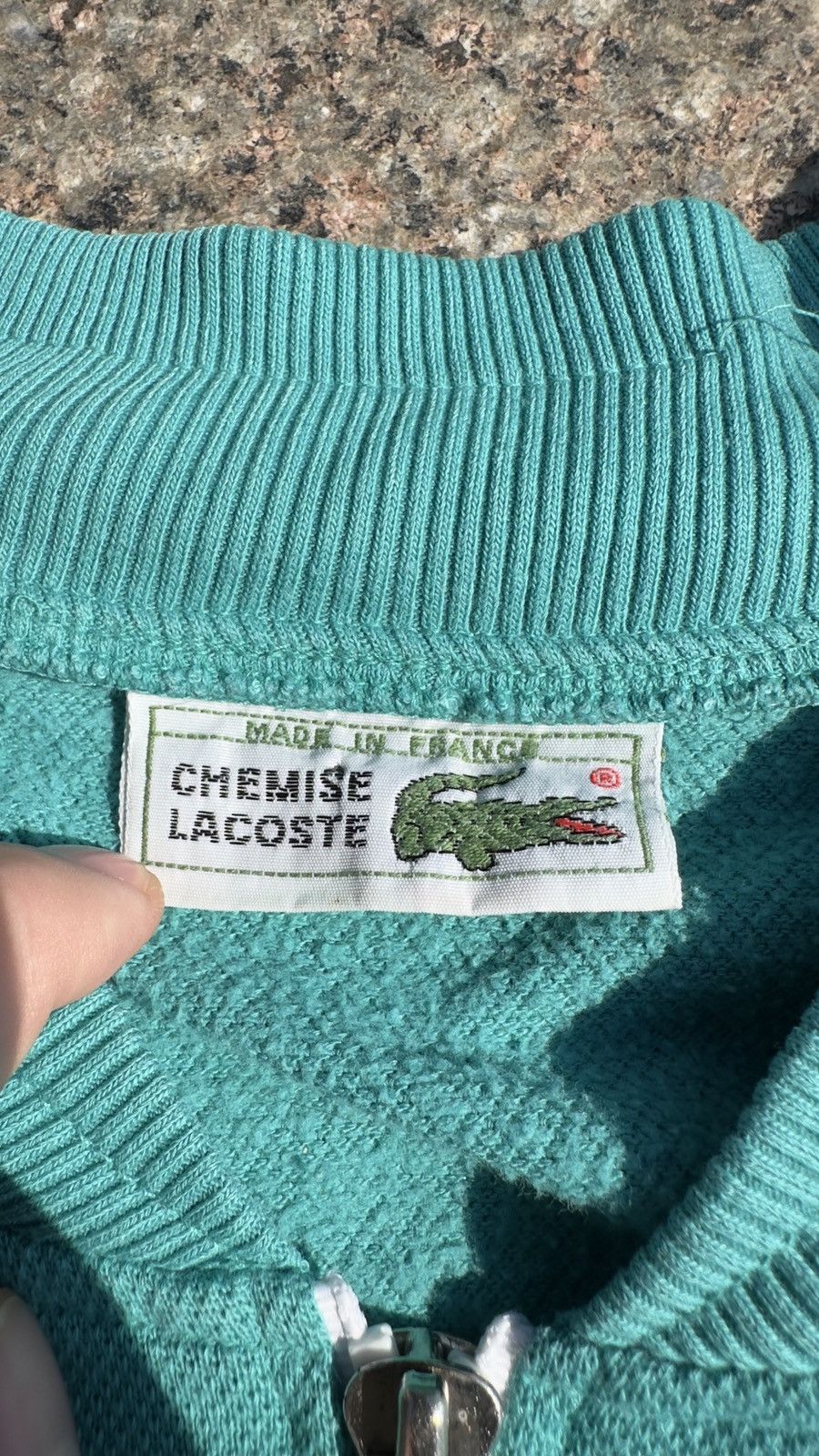 Lacoste Vintage 1980s Lacoste Chemise Track Jacket Green (Size M) Size US M / EU 48-50 / 2 - 3 Thumbnail