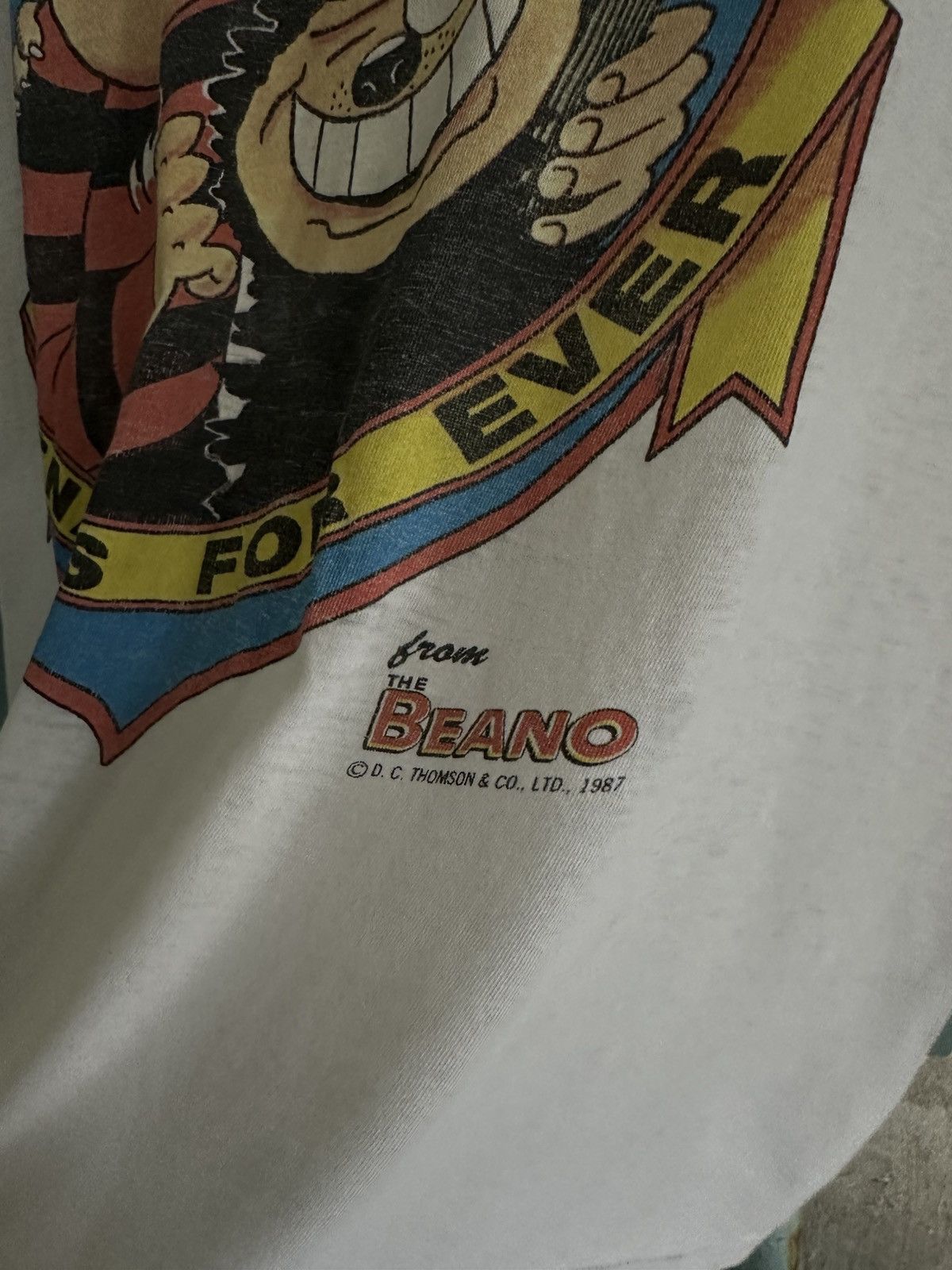 Cartoon Network × Japanese Brand Vintage Menaces For Ever From The Beano 1987 Single Stitch Size US M / EU 48-50 / 2 - 13 Thumbnail