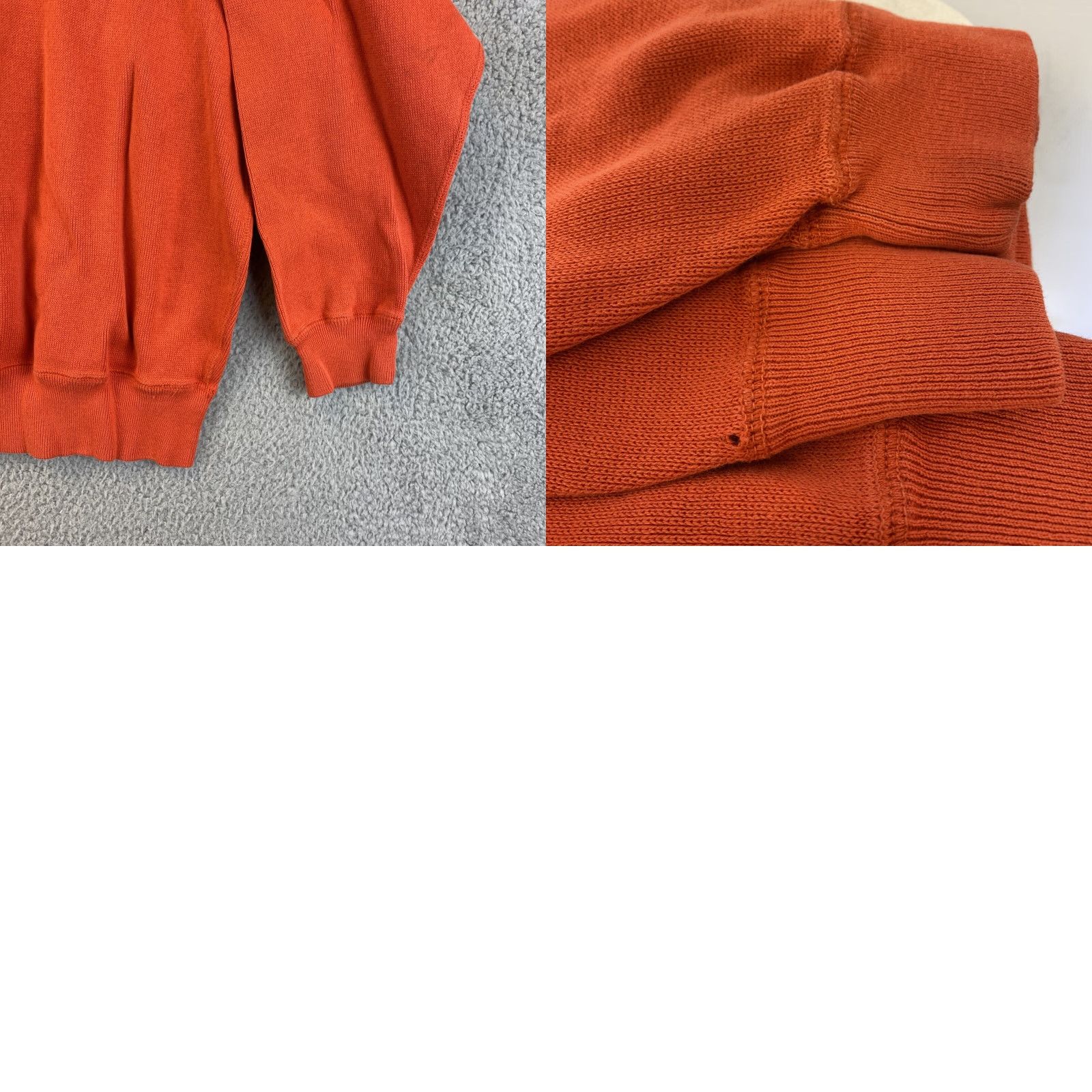 Polo Ralph Lauren Polo Ralph Lauren Men Medium Sweater 100% Cotton Orange Long Sleeve Crew Neck Tight-Knit Regular Fit Pullover / 56-10 Size US M / EU 48-50 / 2 - 8 Thumbnail