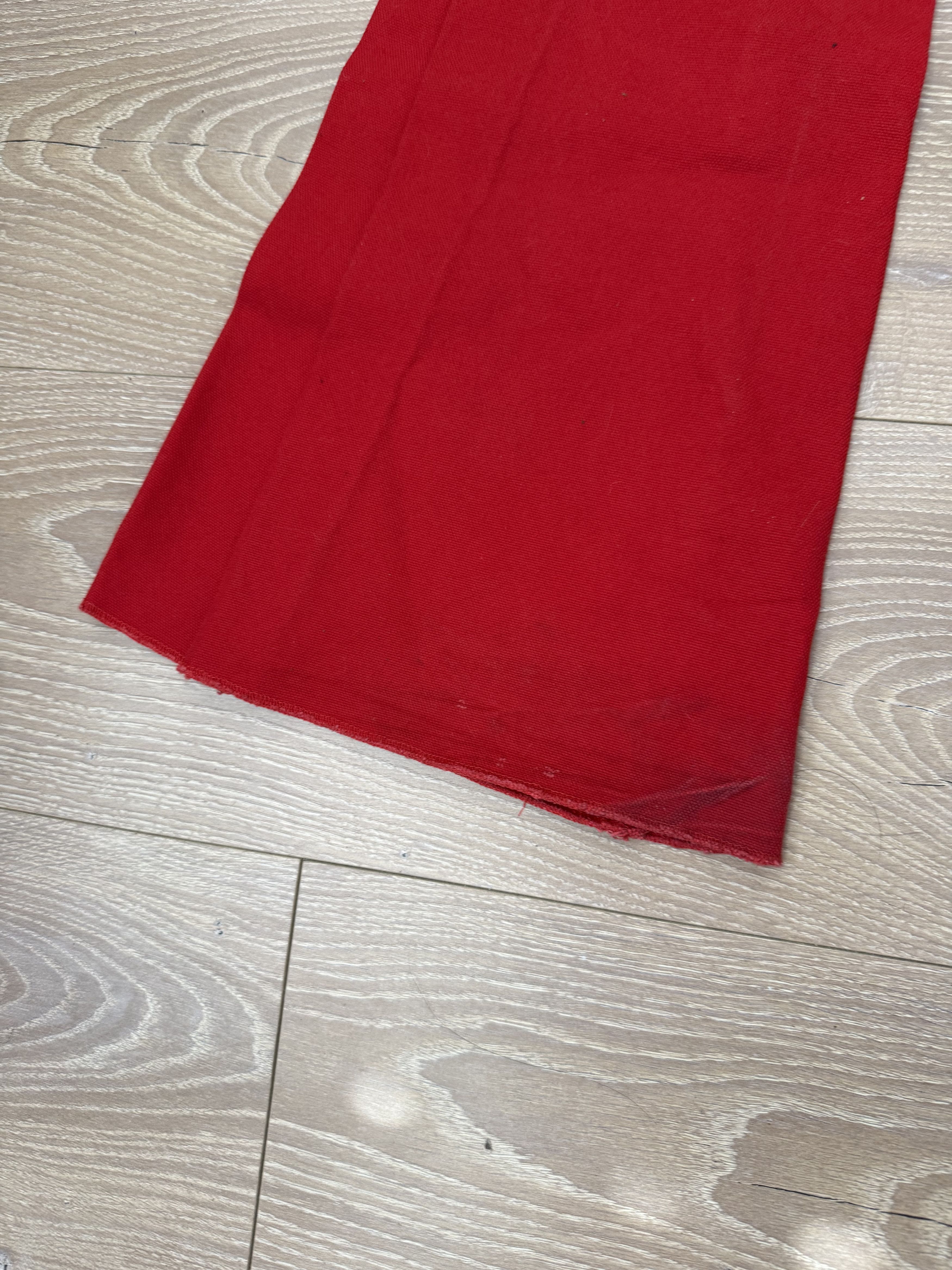 Raf Simons Raf Simons Red Flared Denim Pants Size US 30 / EU 46 - 8 Thumbnail