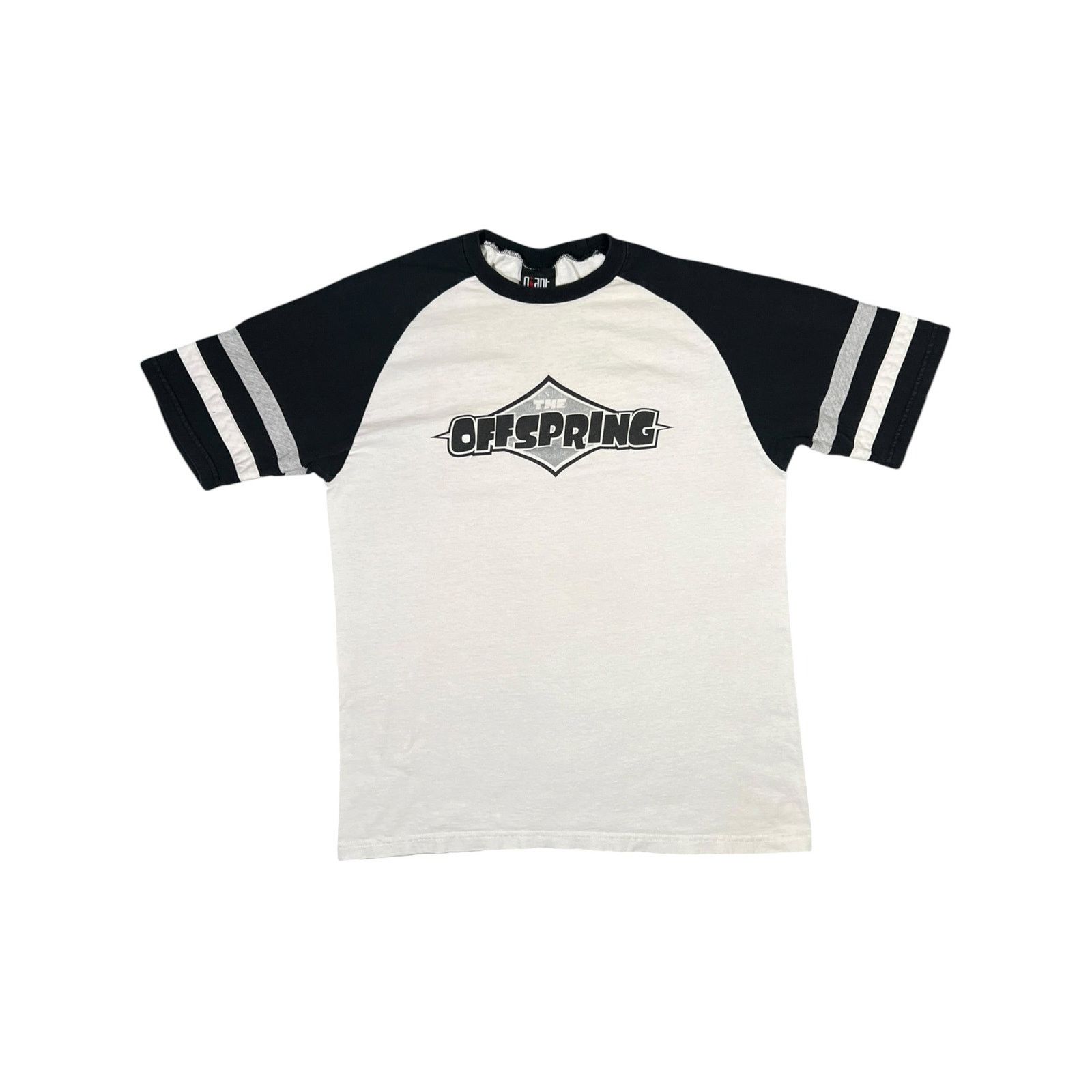 Band Tees × Giant × Vintage Vintage 90s GIANT The Offspring two tone band tee (L) Size US L / EU 52-54 / 3 - 1 Thumbnail