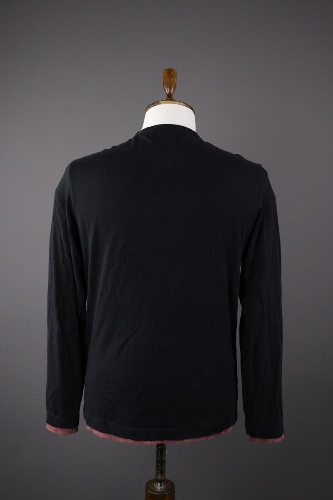 Desigual Desigual Black Big Logo Long Sleeve Top Shirt Size M Size US M / EU 48-50 / 2 - 5 Thumbnail