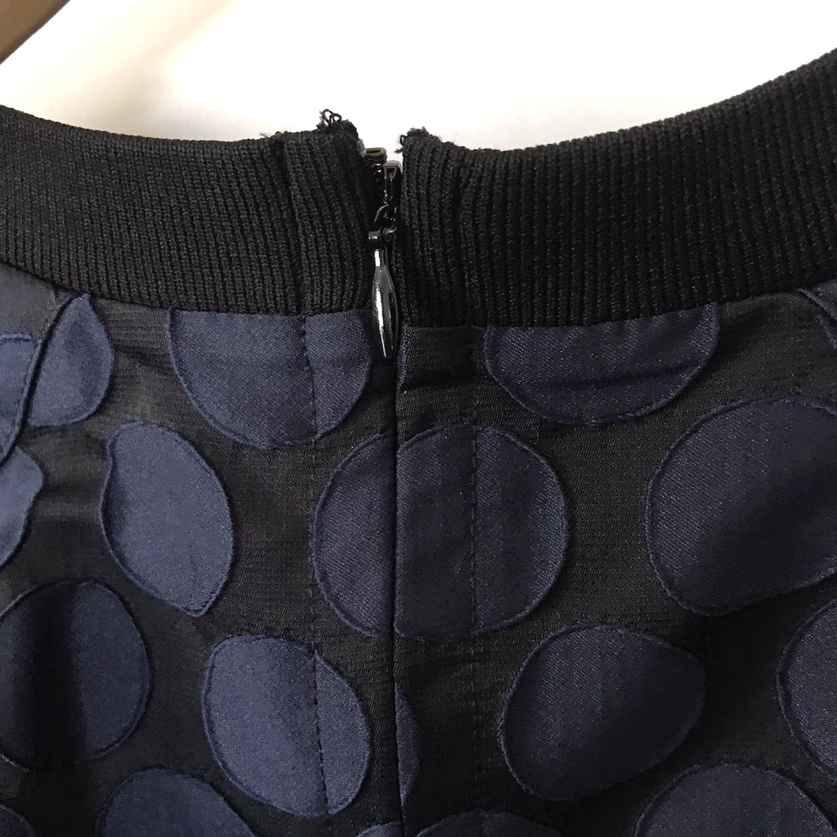 Madewell Madewell Blouse Womens M Mood Polka Dot Pullover Navy Blue High Low Long Sleeve Size M / US 6-8 / IT 42-44 - 6 Thumbnail