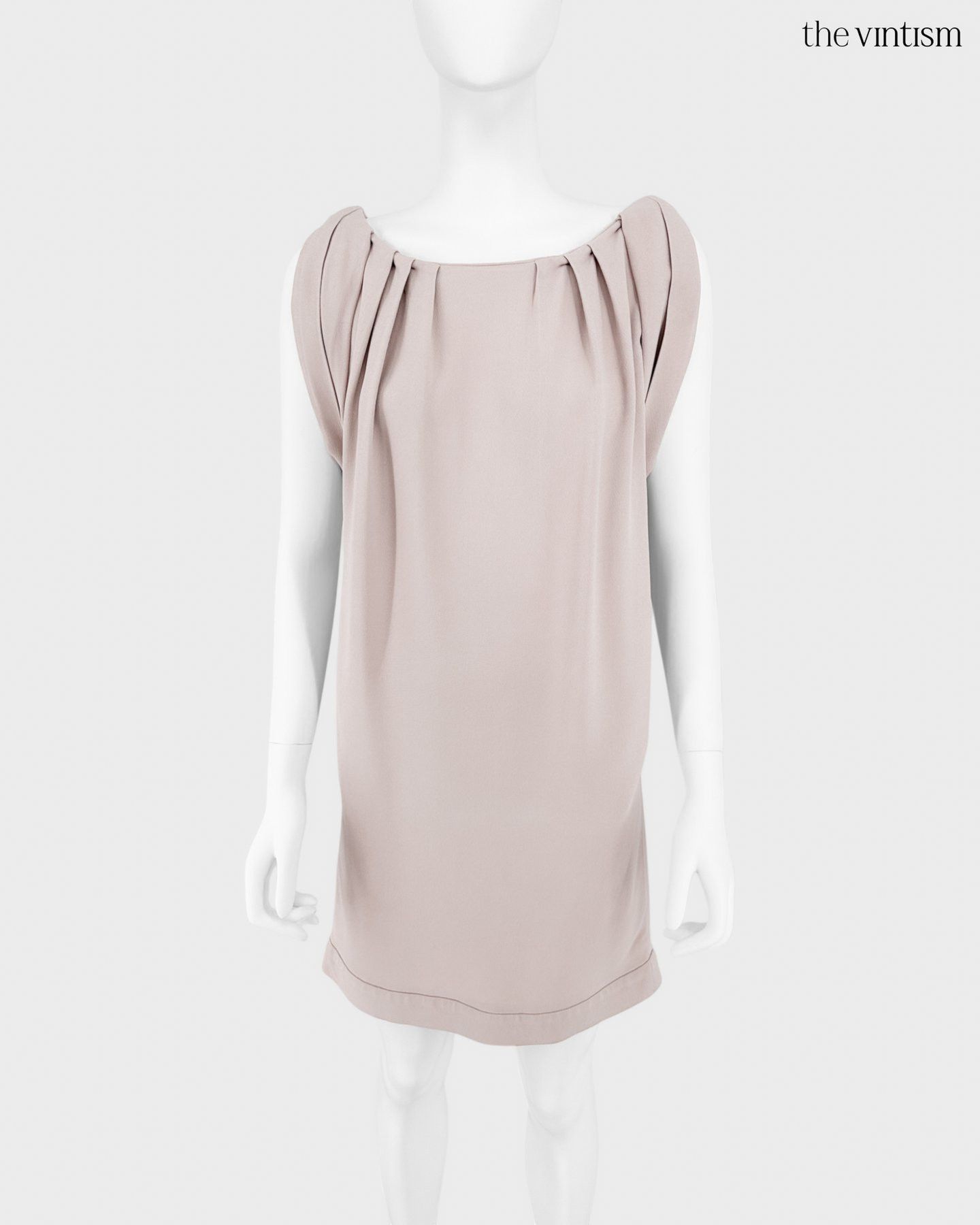 Miu Miu Miu Miu Archival Blush Pink Dress Acetate/Viscose IT 42 Size M / US 6-8 / IT 42-44 - 1 Thumbnail