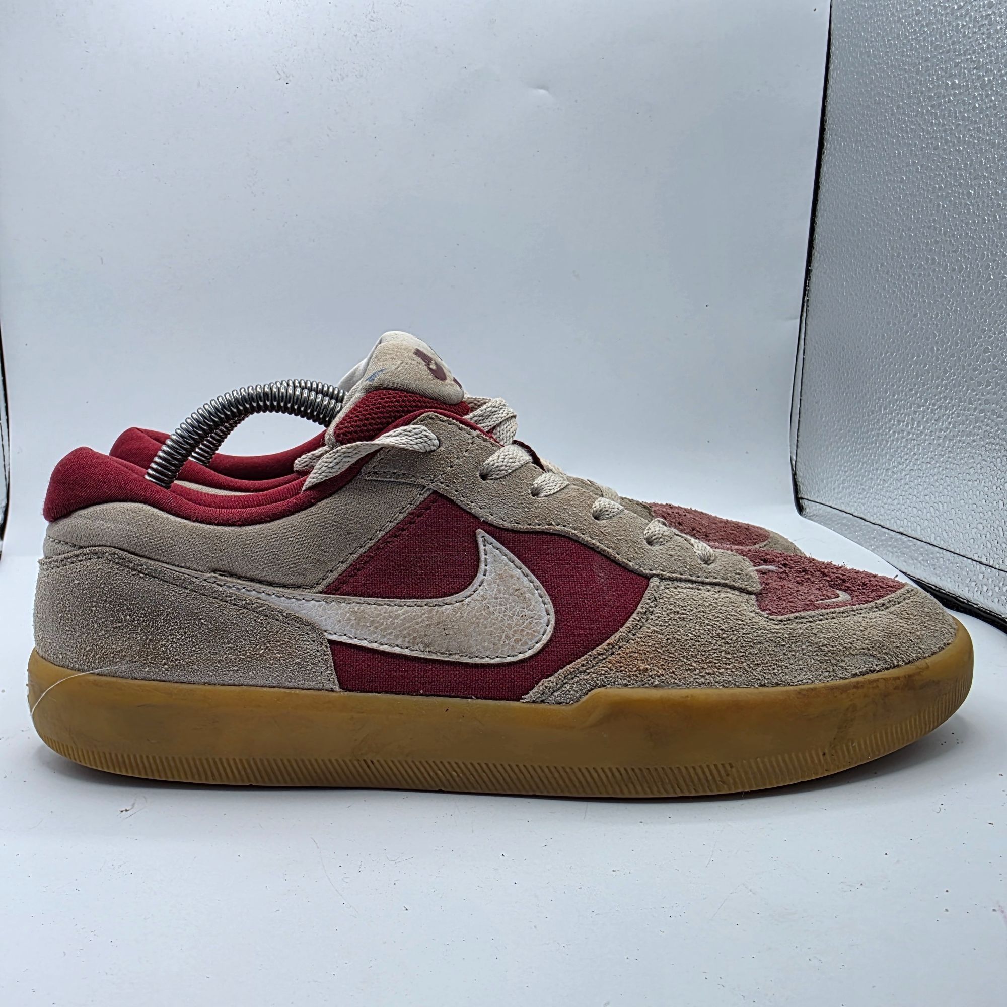 Nike Nike SB Force 58 Mens Size 10.5 Team Red Summit White Sneake Size US 10.5 / EU 43-44 - 12 Thumbnail