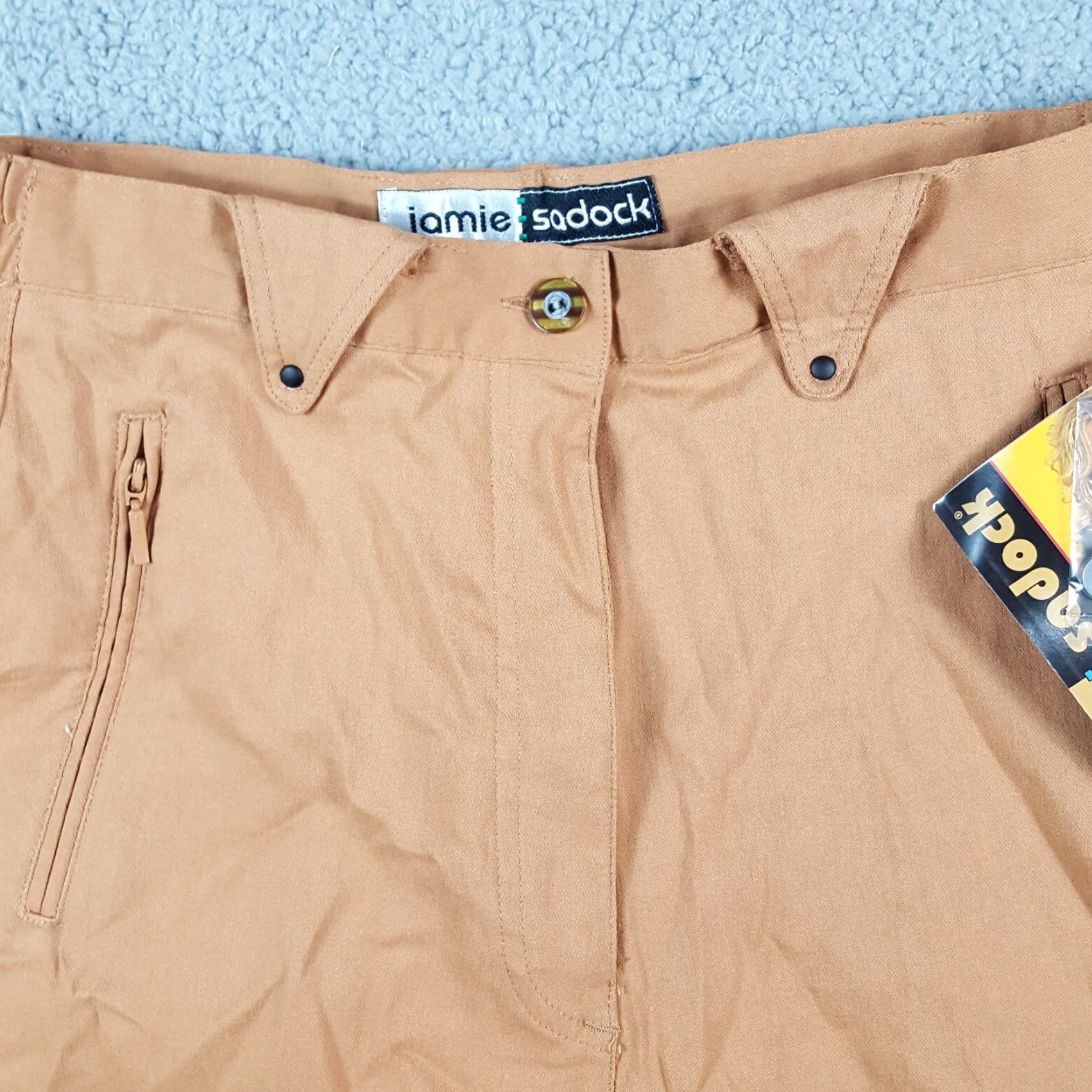 Vintage VINTAGE Jamie Sadock Chino Shorts Womens 8 Retro Y2K Beige Golf Casual Summer 90s 00s Women’s Size 30" / US 8 / IT 44 - 3 Thumbnail