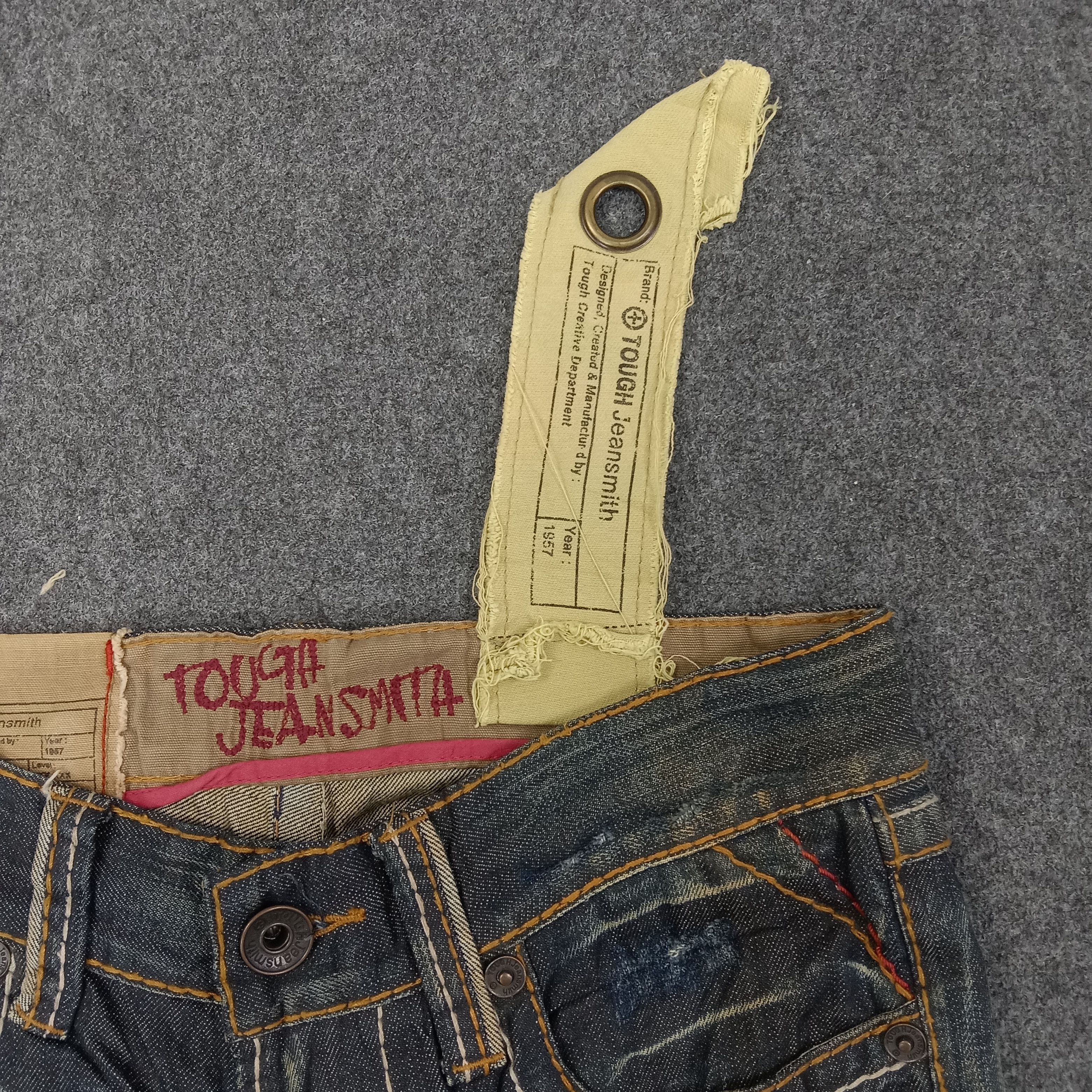 Vintage Tough Jeansmith Street Military Style DenimJeans C258N18 Size US 32 / EU 48 - 4 Thumbnail