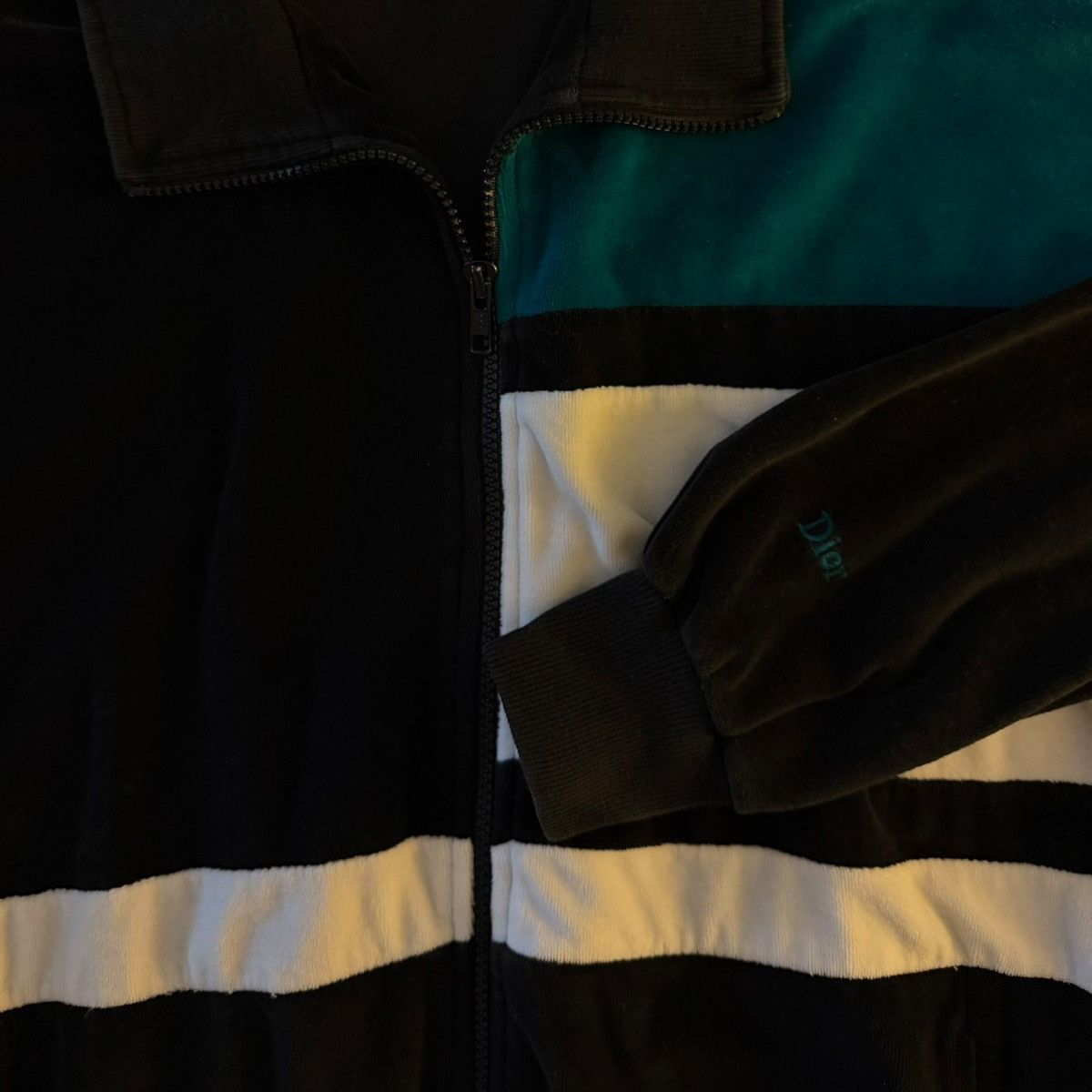 Christian Dior Monsieur Vintage Christian Dior Monsieur Velour Track Jacket Size US L / EU 52-54 / 3 - 3 Thumbnail