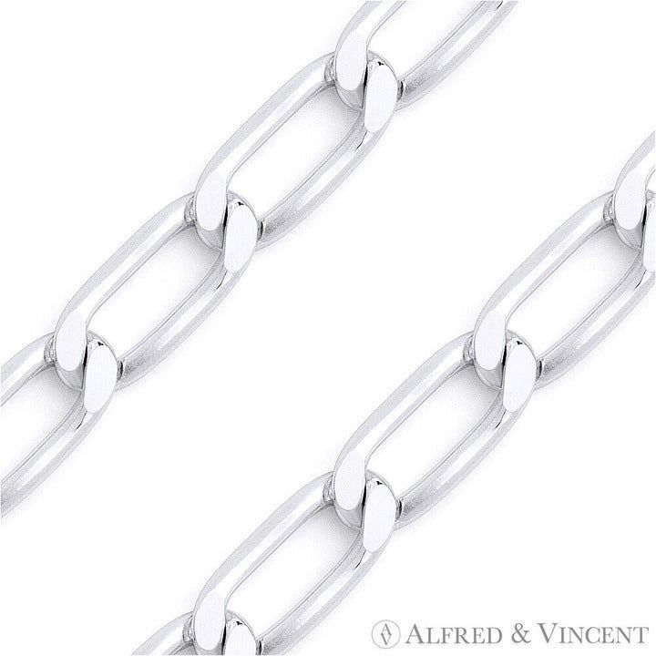 Other Open Cable Link Italian Chain Anklet in .925 Sterling Silver Size ONE SIZE - 2 Thumbnail