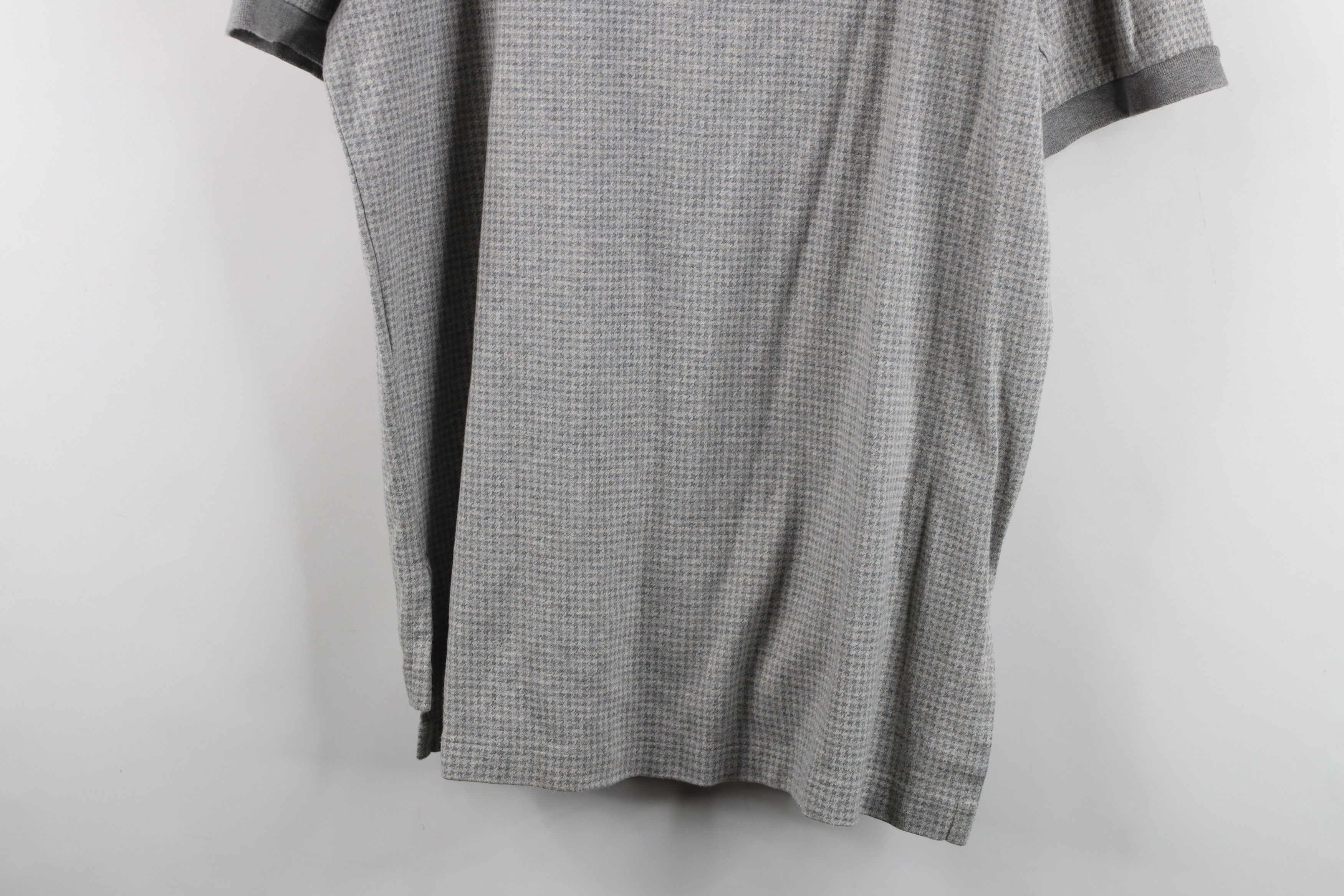 Ralph Lauren Vintage 90s Ralph Lauren Soft Touch Houndstooth Polo Shirt Size US L / EU 52-54 / 3 - 11 Thumbnail