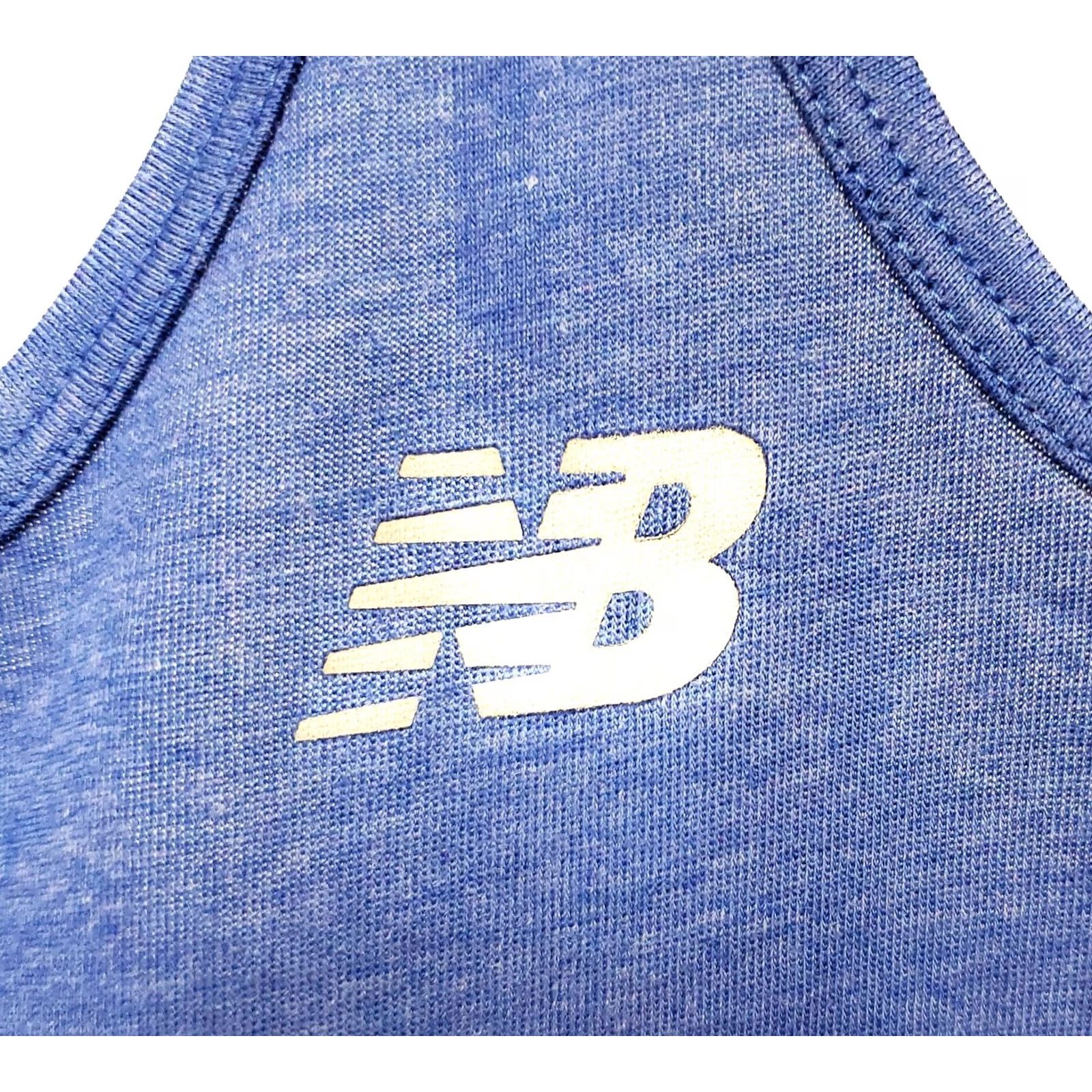 New Balance Womens New Balance Tank Top Shirt VCR WT73125 Heathertech Royal Blue NB DRY Women’s Size S Sleeveless Athletic Shirt Size S / US 4 / IT 40 - 3 Thumbnail