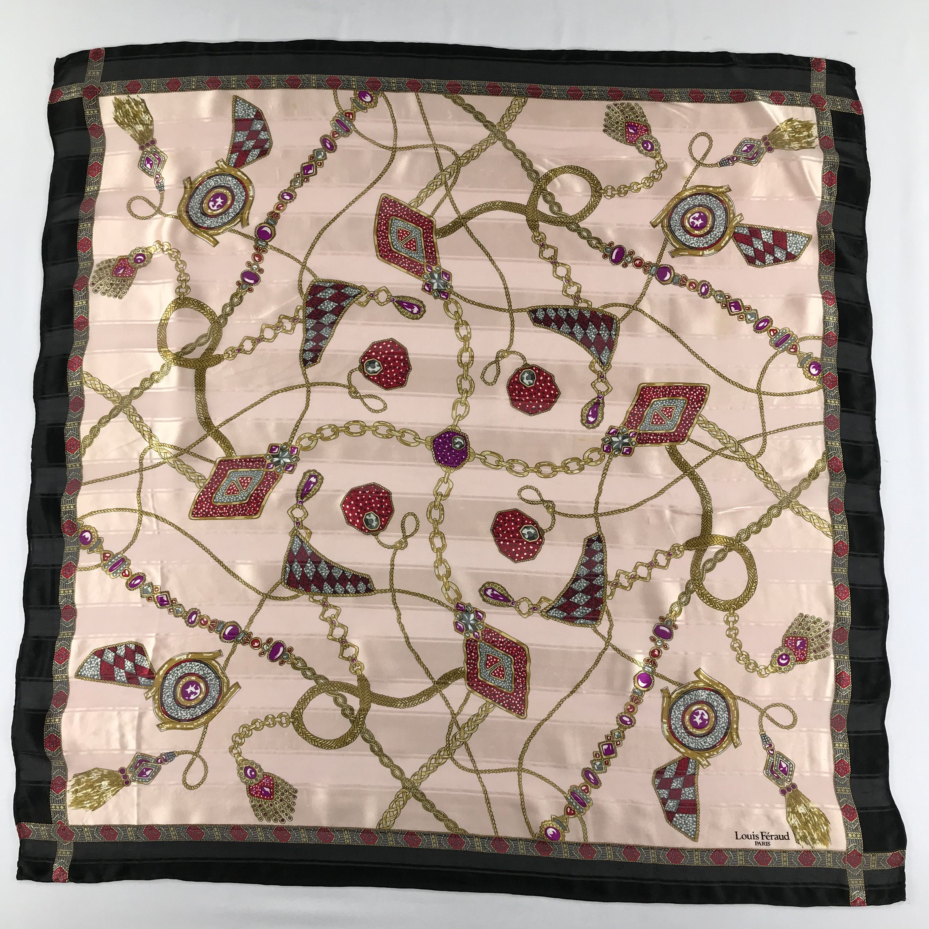 Louis Feraud Vintage Louis Feraud Silk Scarf Size ONE SIZE - 3 Thumbnail
