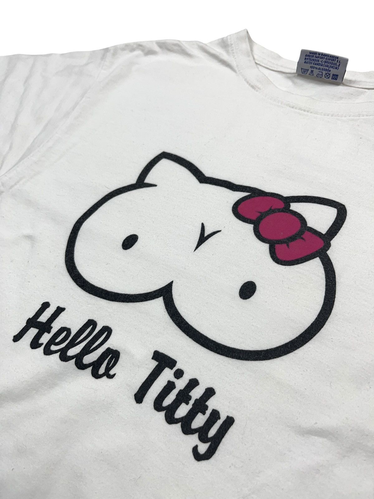 Cartoon Network × Vintage Vintage Hello Titty Parody T-shirt y2k Size S / US 4 / IT 40 - 2 Thumbnail