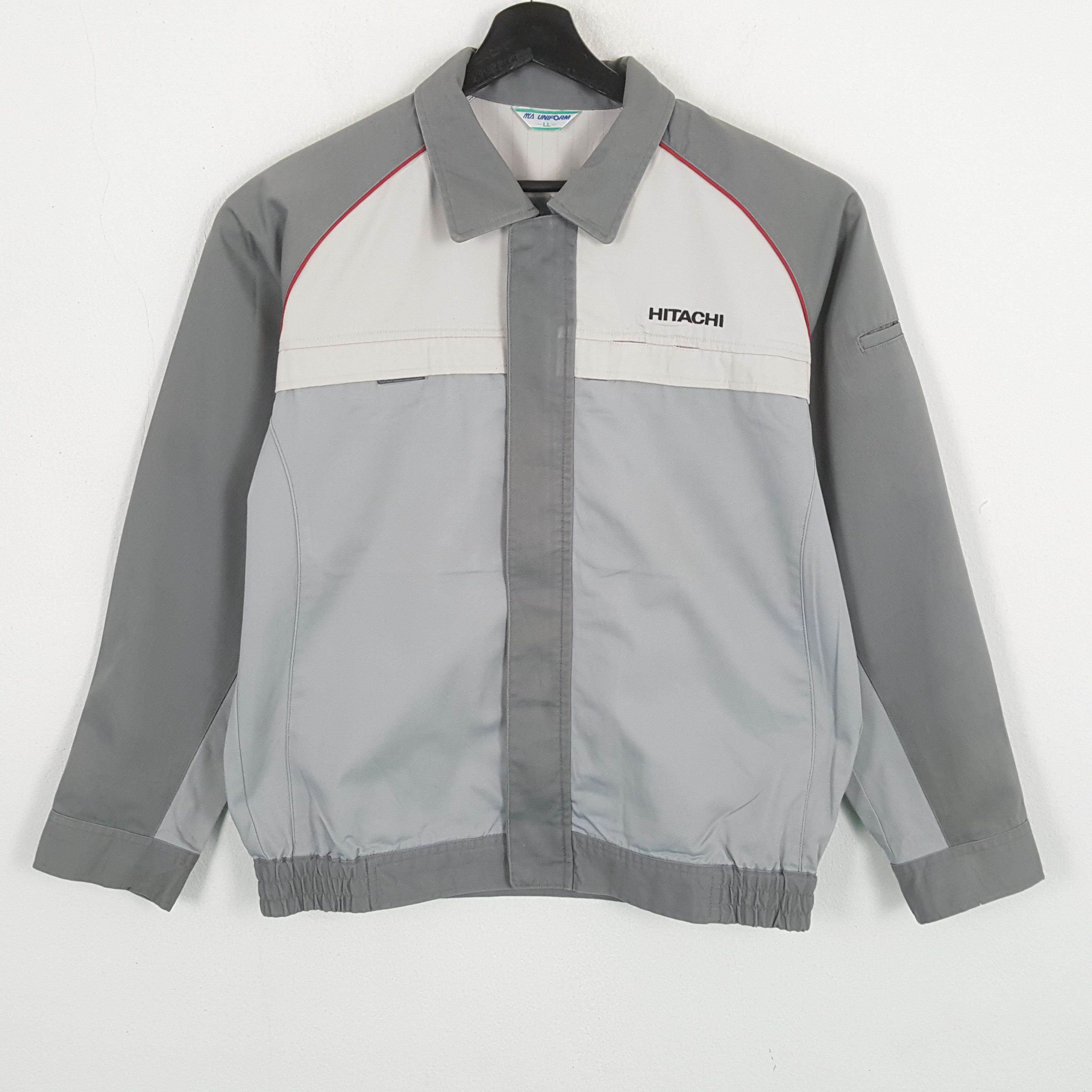 Japanese Brand × Vintage HITACHI Japanese Electronic Brand Workwear Jacket Size US L / EU 52-54 / 3 - 1 Thumbnail