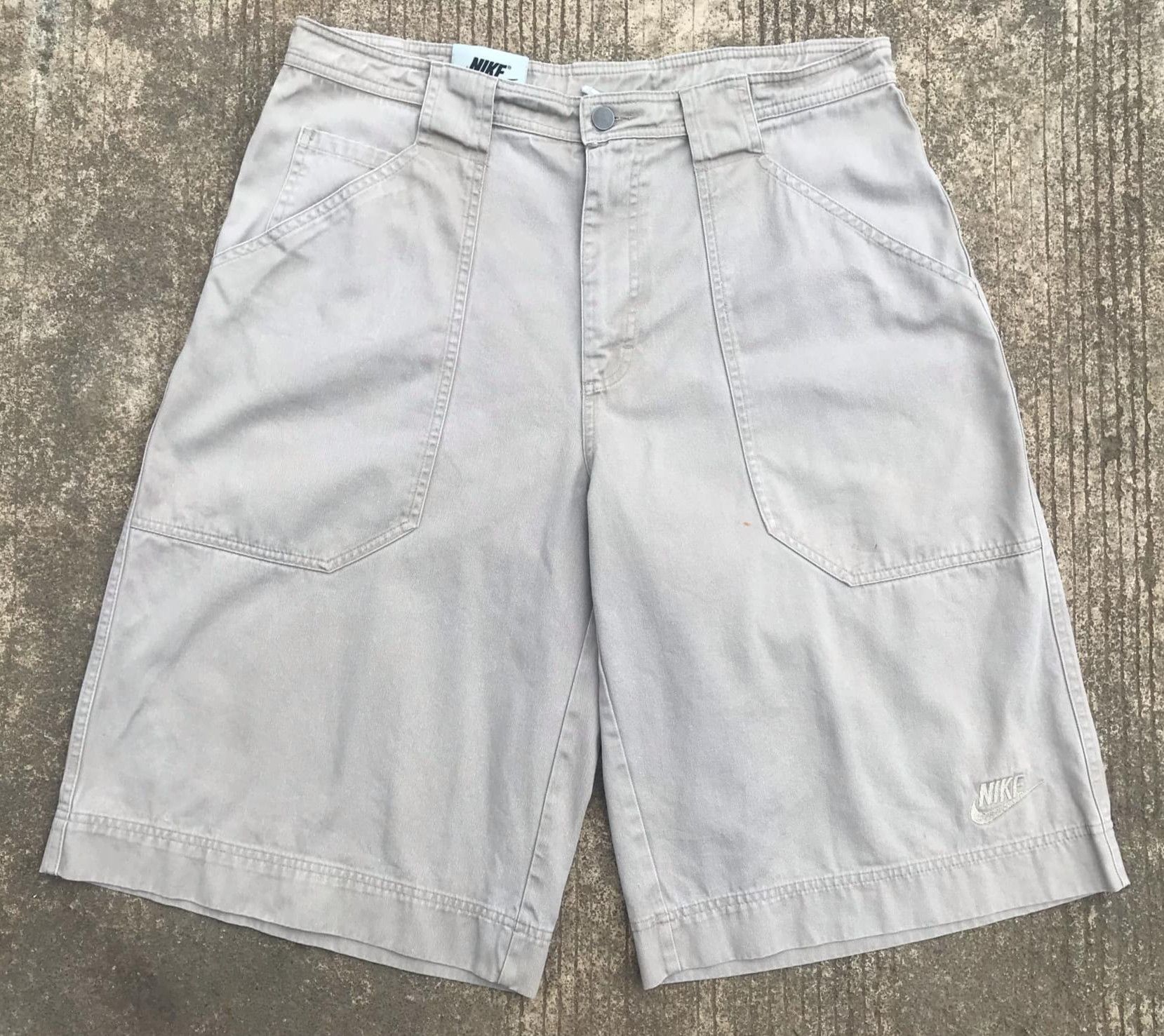 Nike Nike Vintage Y2K Khaki Tan Brown Shorts Men's Size US 40 / EU 56 - 2 Thumbnail