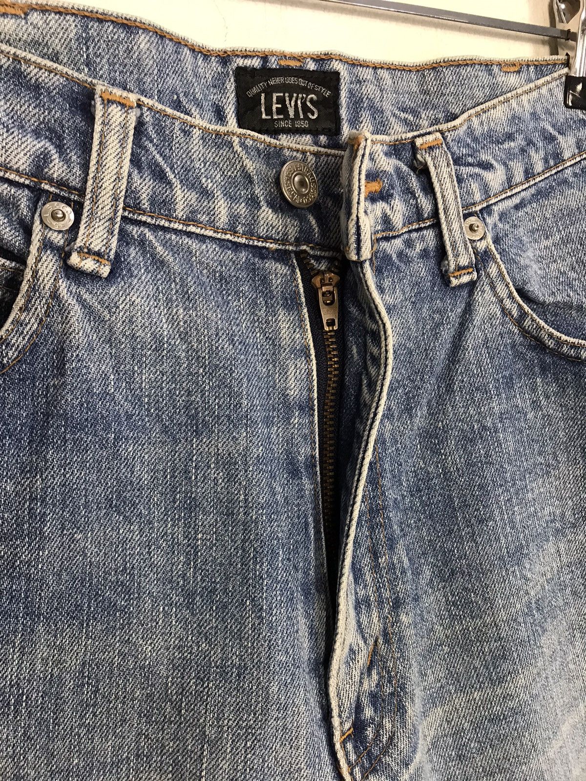 Levi's Vintage Clothing Levi's Strauss Japan Zipper Beauty Fade Denim Baggy Straight Size US 32 / EU 48 - 6 Thumbnail
