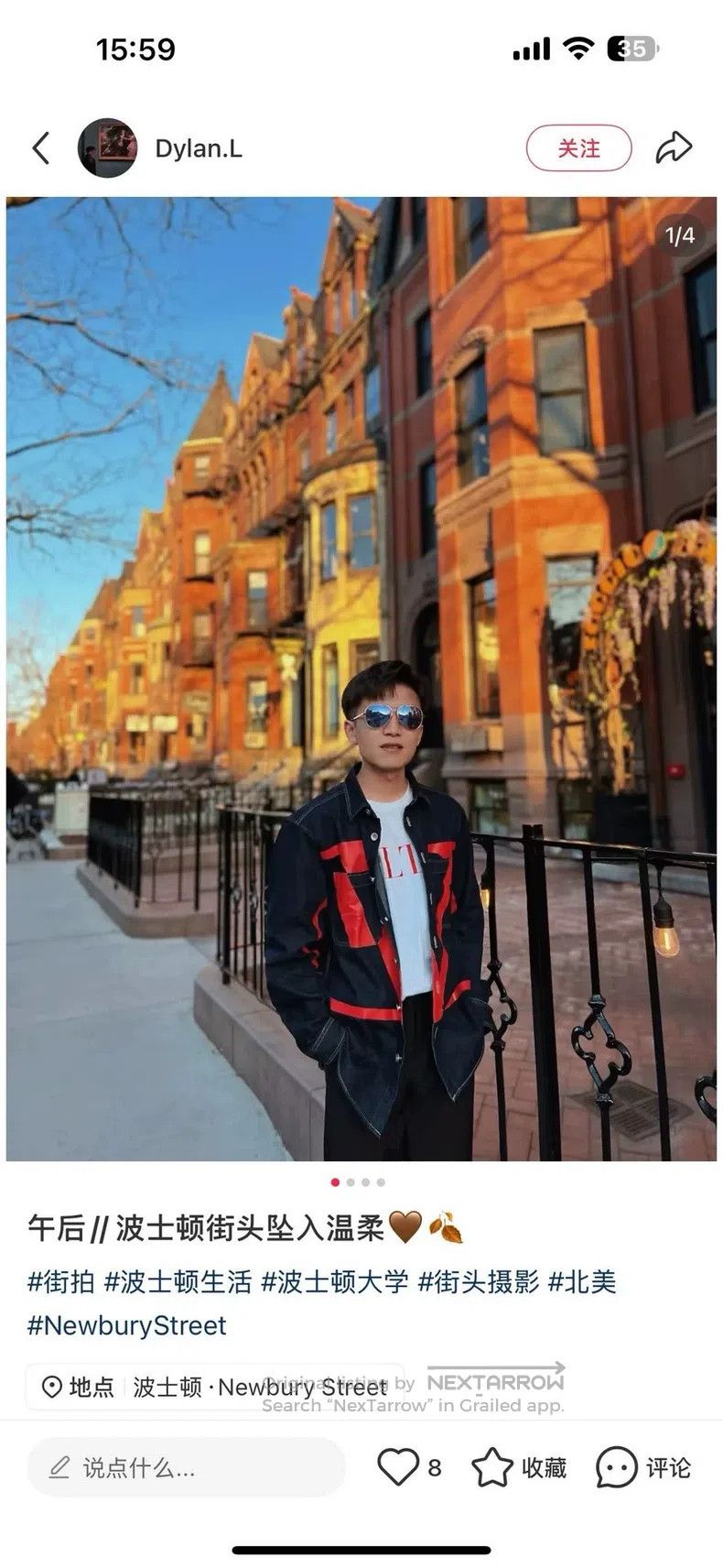 Valentino Valentino Red print big V denim jacket on the chest Size US S / EU 44-46 / 1 - 7 Thumbnail