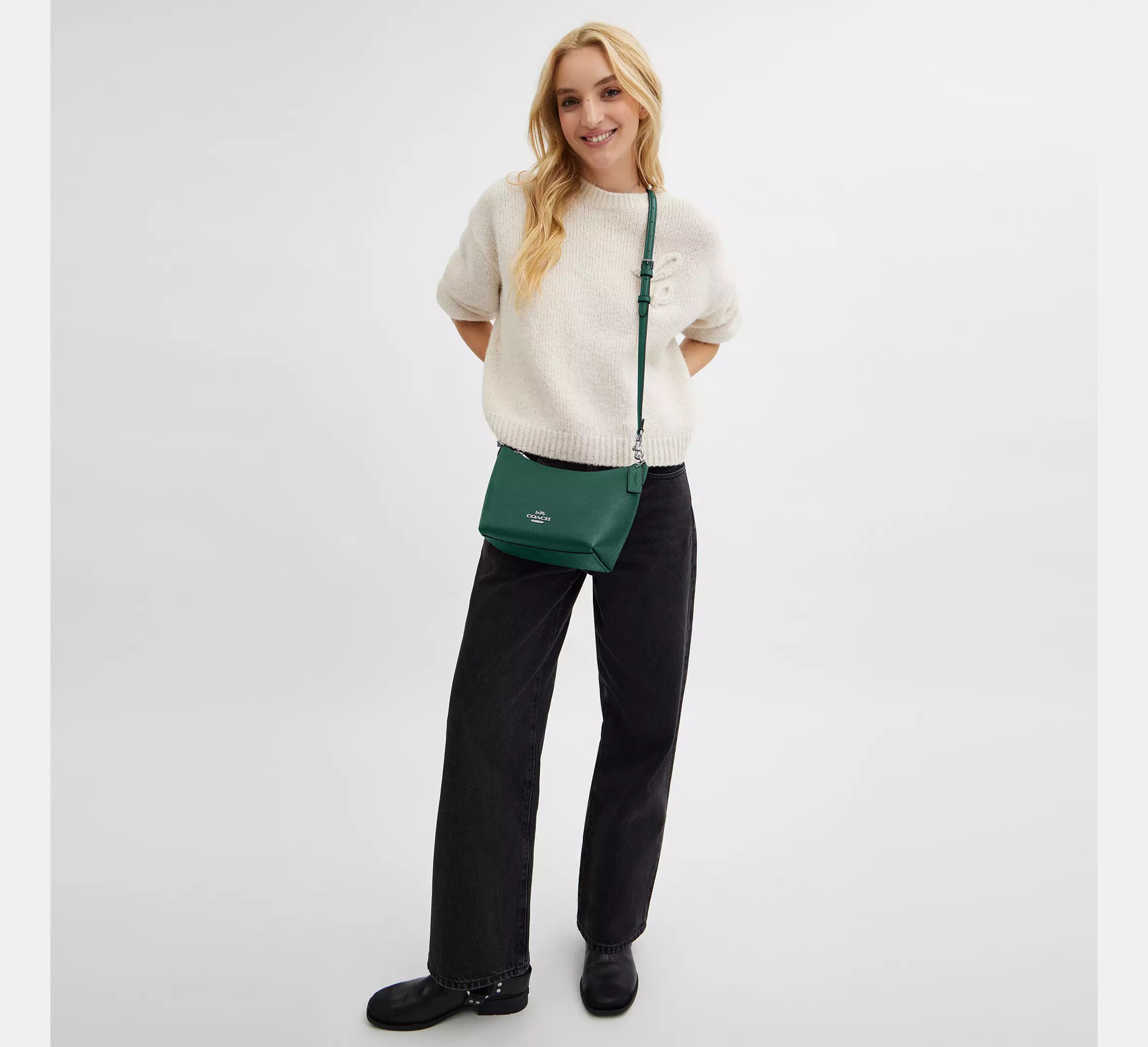 Coach Zip Top Shoulder Bag CW390 Size ONE SIZE - 3 Thumbnail