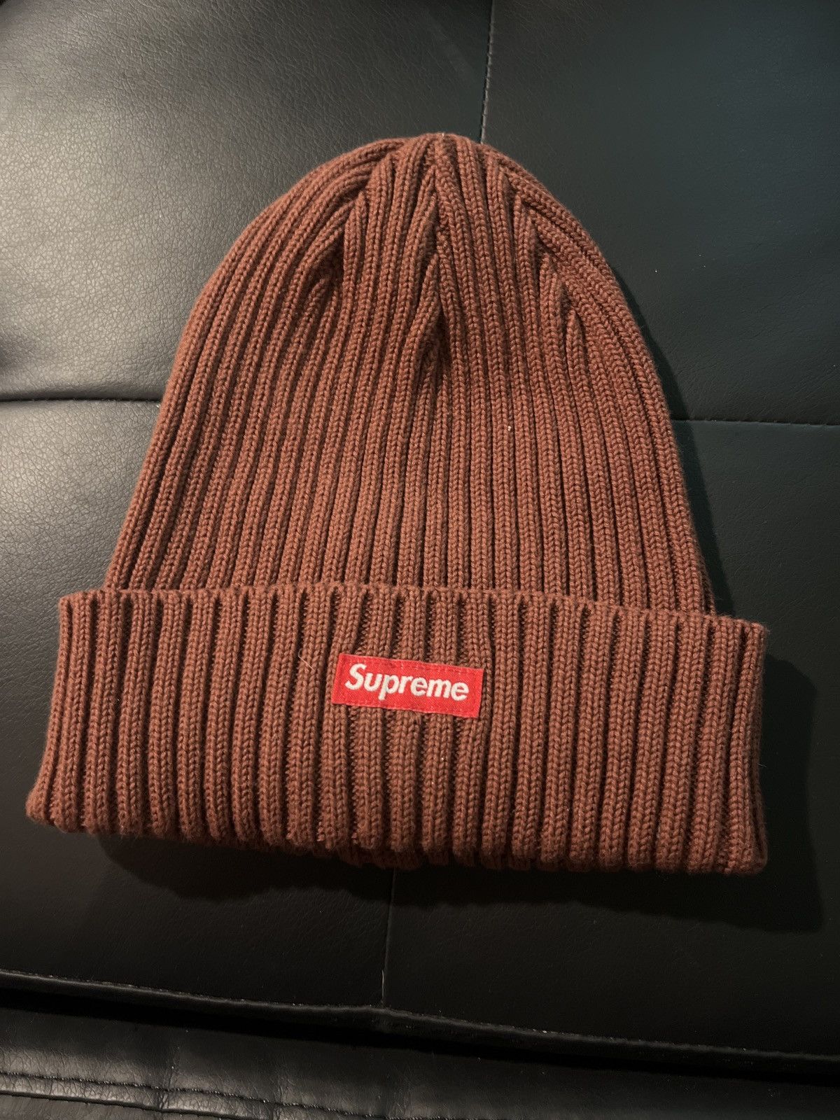 Supreme Supreme FW 18 Ribbed Box Logo Beanie Size ONE SIZE - 1 Thumbnail