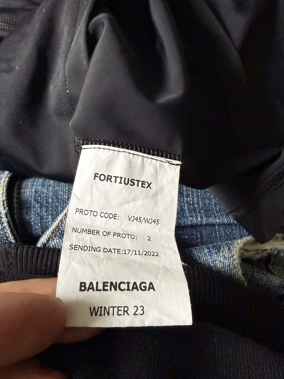 Balenciaga FW23 PROTOTYPE Balenciaga balaclava Hooded Long Sleeve Size US M / EU 48-50 / 2 - 4 Thumbnail
