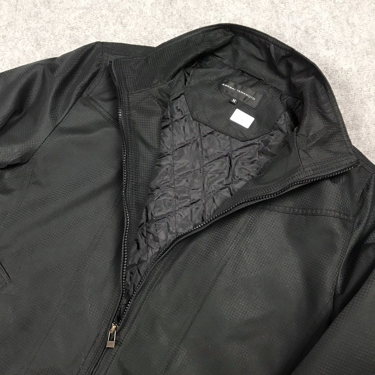 KANSAI YAMAMOTO ZIPPER BLACK JACKET